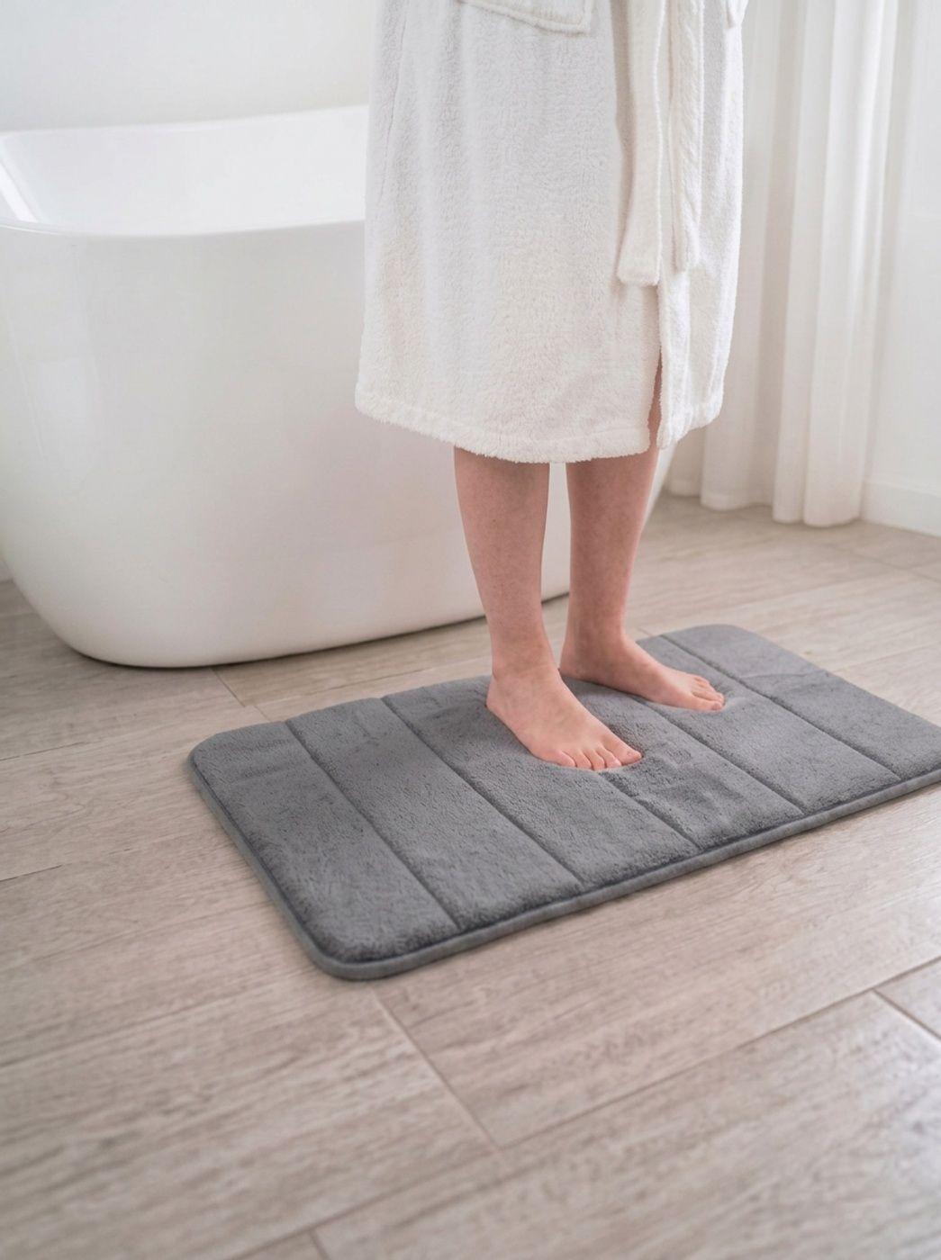Piso de bano o alfombra para pies descalzos-1