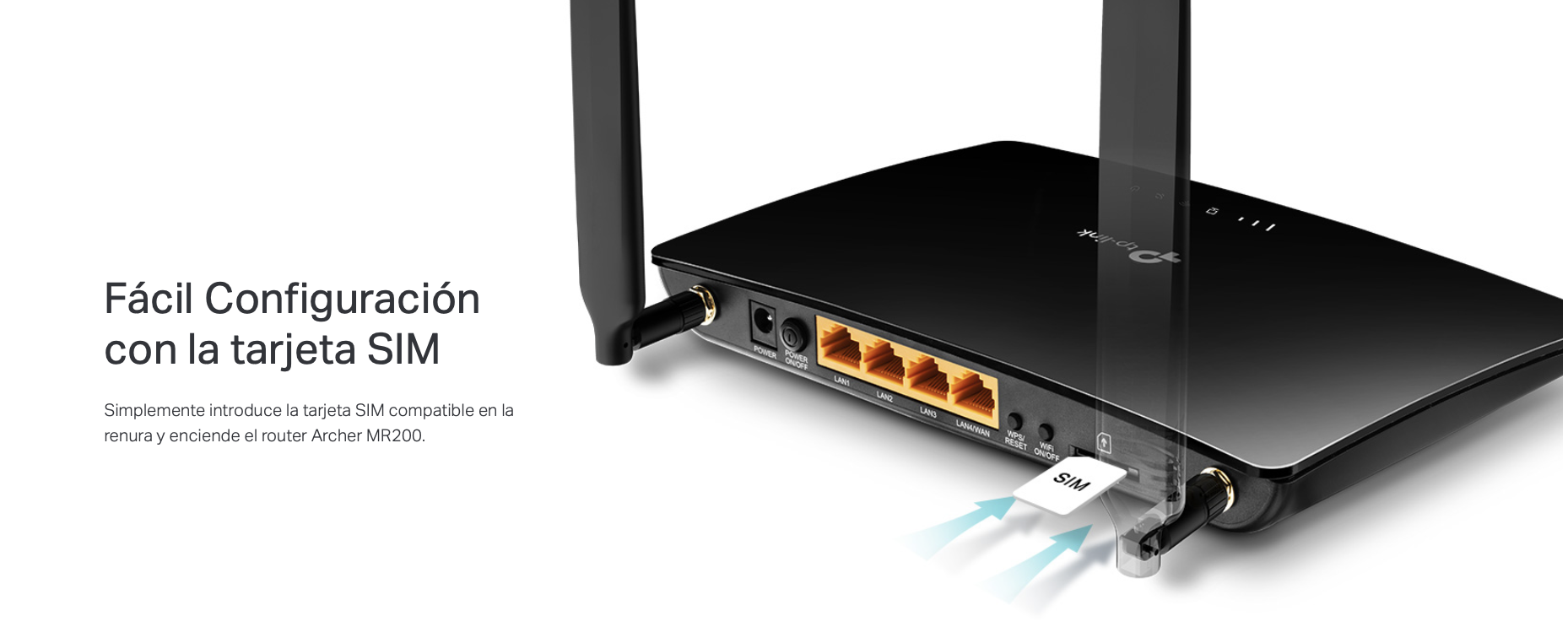 Router Bam inalambrico Tp Link MR200 4G LTE Chip Wi Fi 5 Dual Band AC750-5