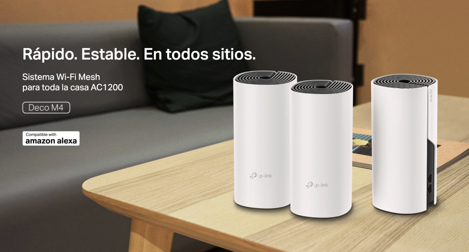 Set 3 Router Nodos Sistema Mesh Deco M4 Wi fi 5 Tp link AC1900-2