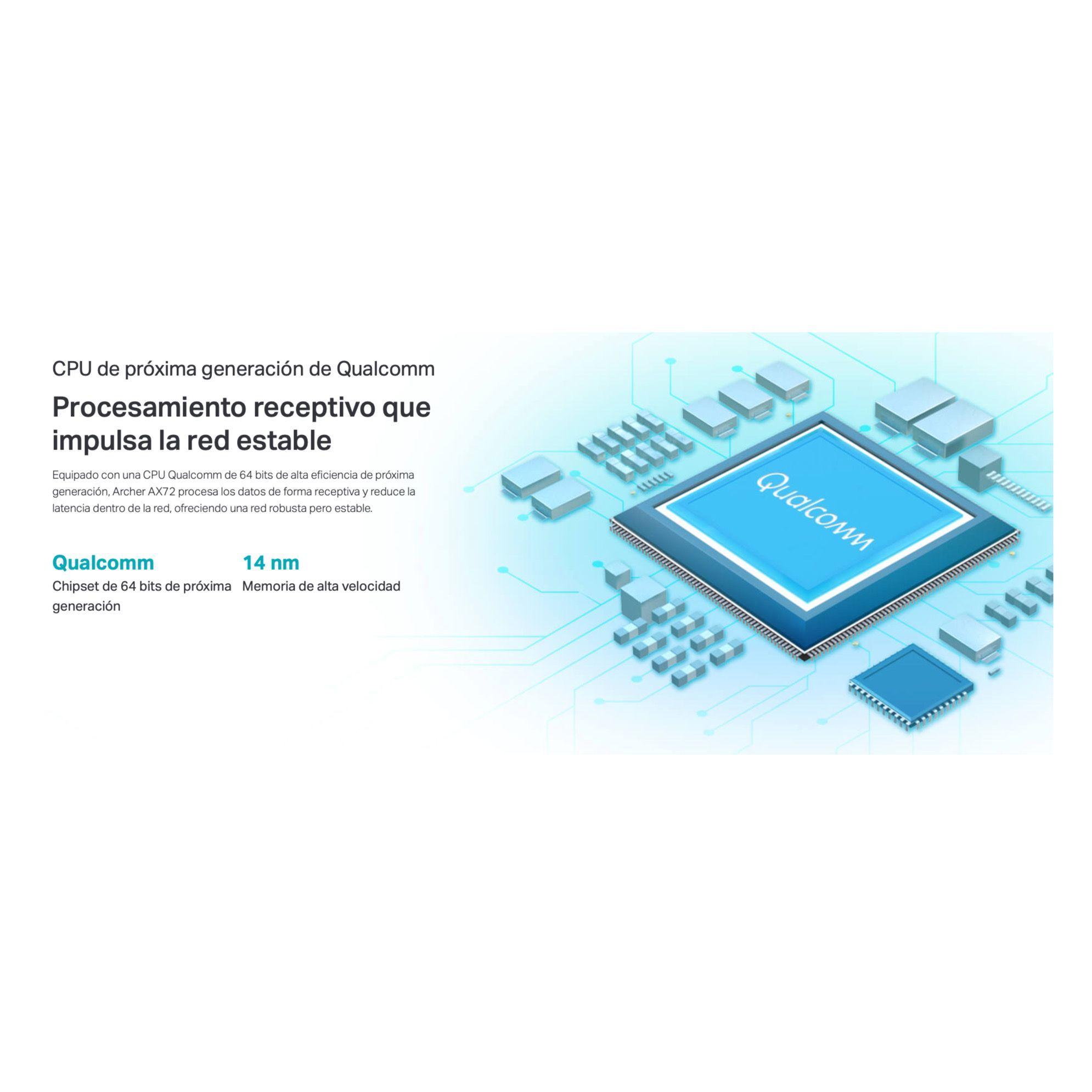 Router Tp Link Archer Ax72 Wi Fi 6 Onemesh Ax5400 PUERTO 1 GIGA-4