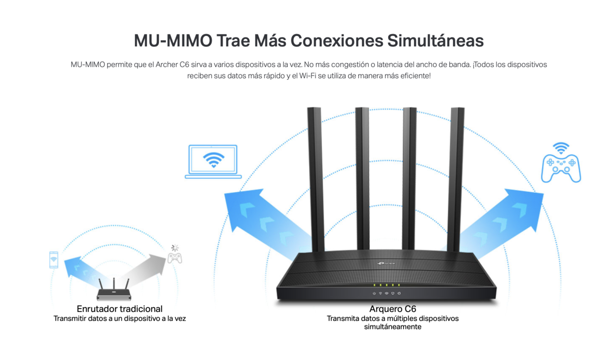 Router Tp Link Archer C6 Wi Fi 5 Dual Band Ac1200 Gigabit Mu mimo-8