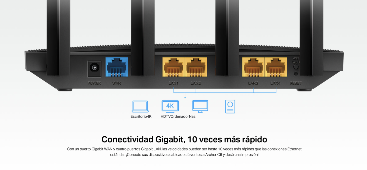 Router Tp Link Archer C6 Wi Fi 5 Dual Band Ac1200 Gigabit Mu mimo-9