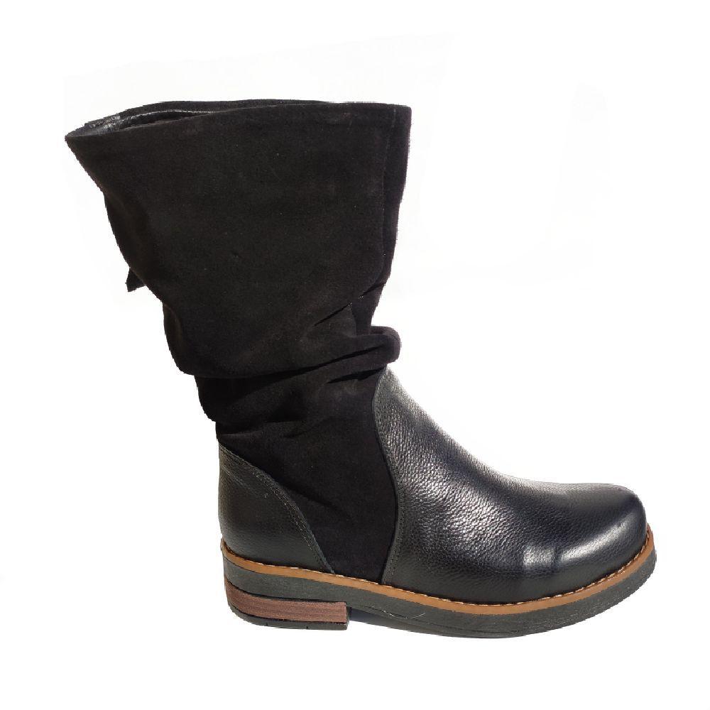 Bota Cuero con Reno Natural África -0