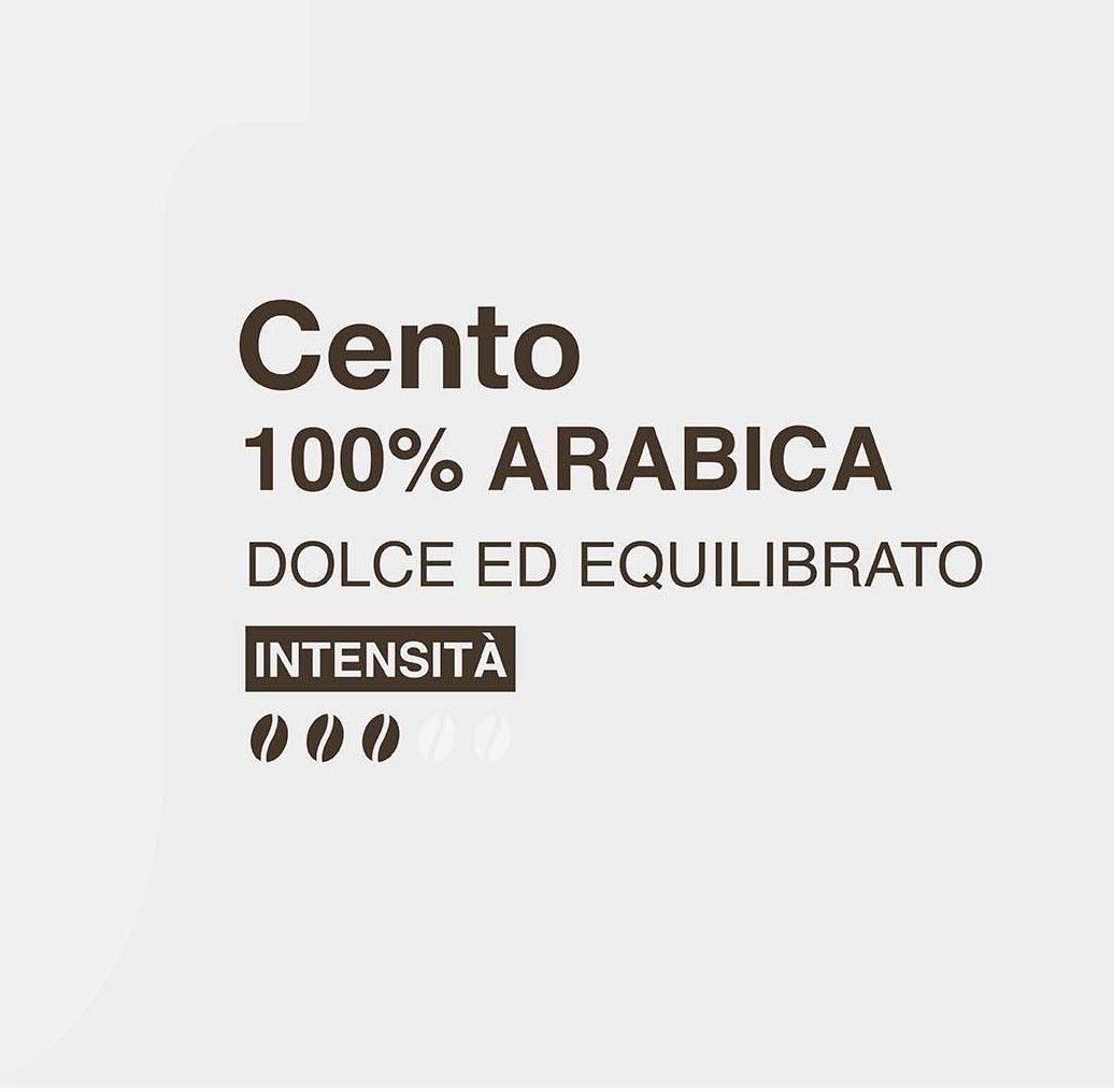 Cafe Italiano Grano Molido Cento Moka 2x250g 100 Arabica-2