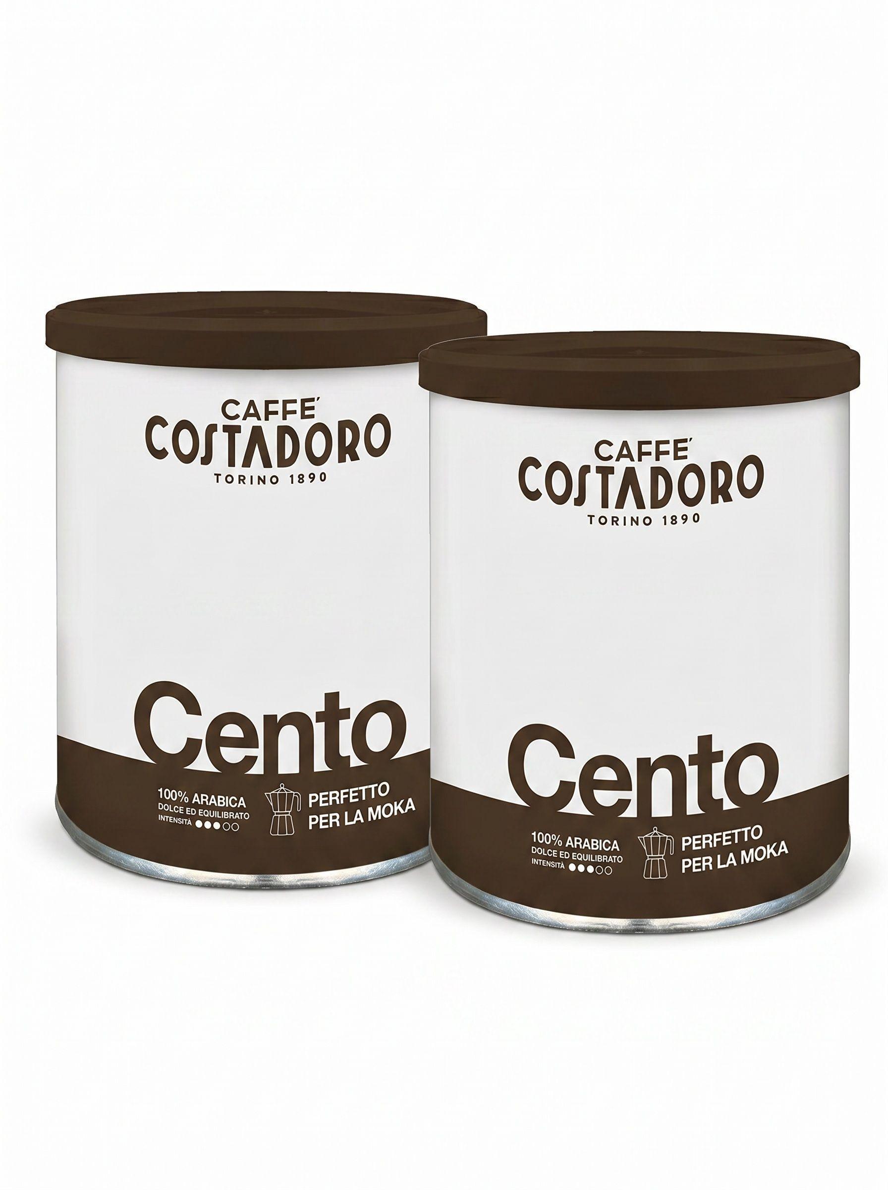 Cafe Italiano Grano Molido Cento Moka 2x250g 100 Arabica-0