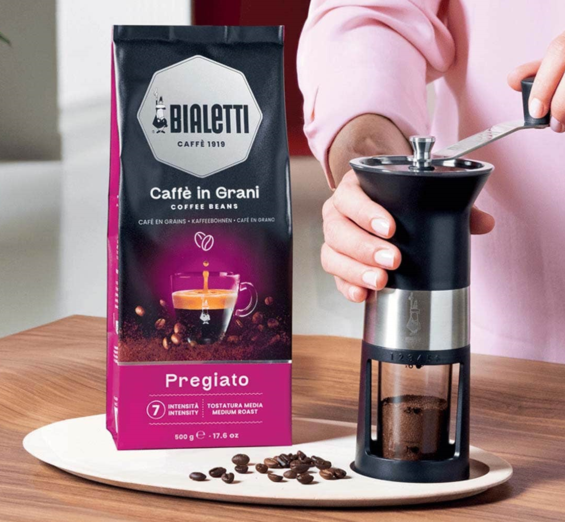 Caf En Grano 100 Arabica Italiano Bialetti Pregiato 1 Kg-3