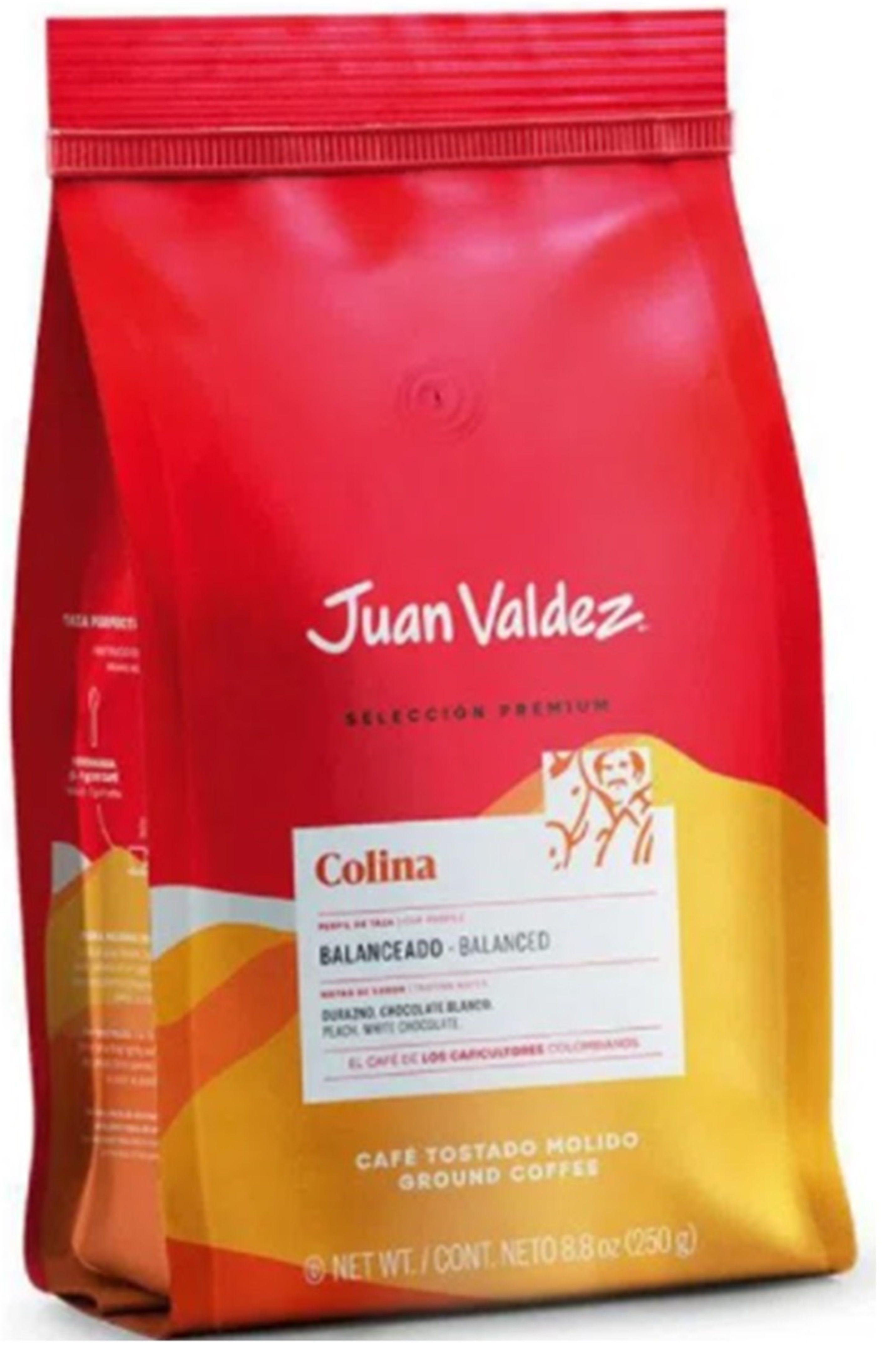 Café Juan Valdez 250 Gr Colina Balanceado Grano Molido-0