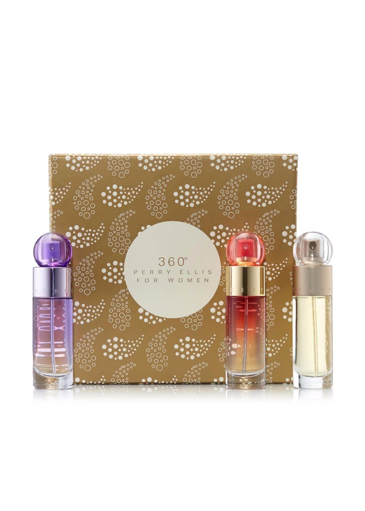 PERRY ELLIS 360 WOMEN EDT 30 ml+CORAL EDP 30 ml+PURPLE EDP 30 ml-1