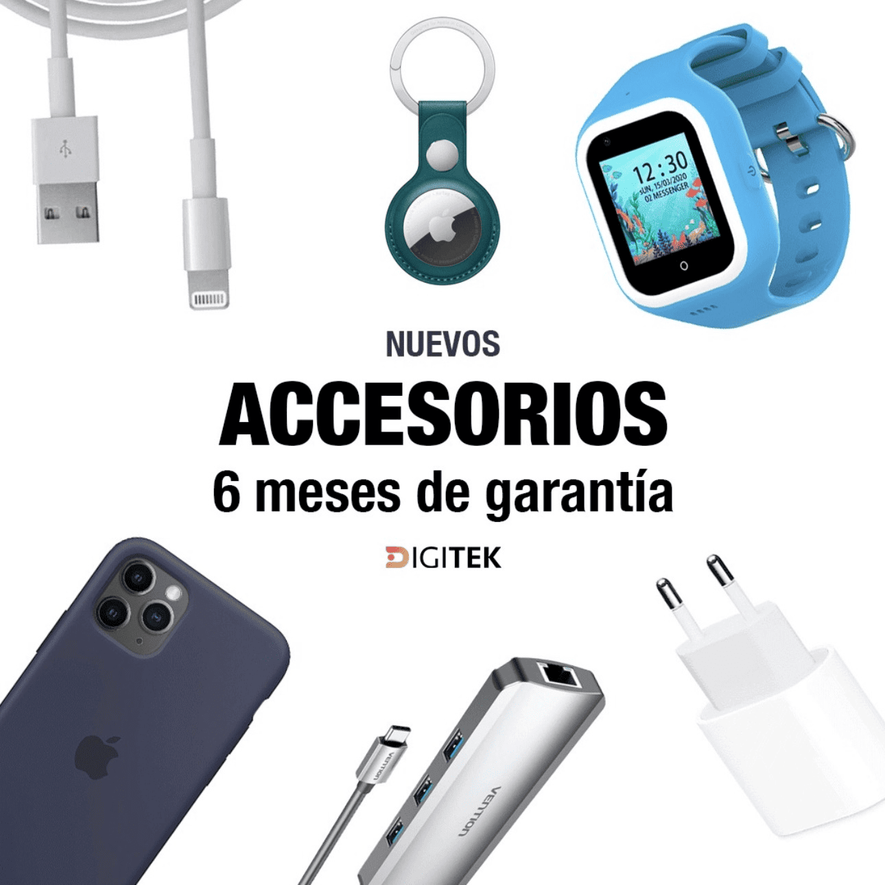 Carcasa Silicona iPhone 11 Blanco-1