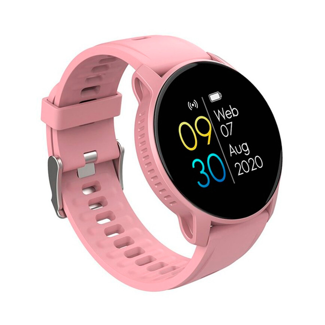 Smart Bracelet Genérico W9 Fitness Rosado-0