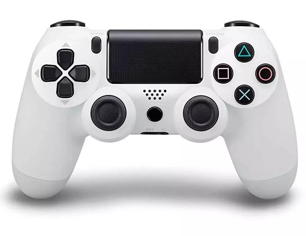 Control Inalámbrico DoubleShock PS4 Genérico Blanco-0