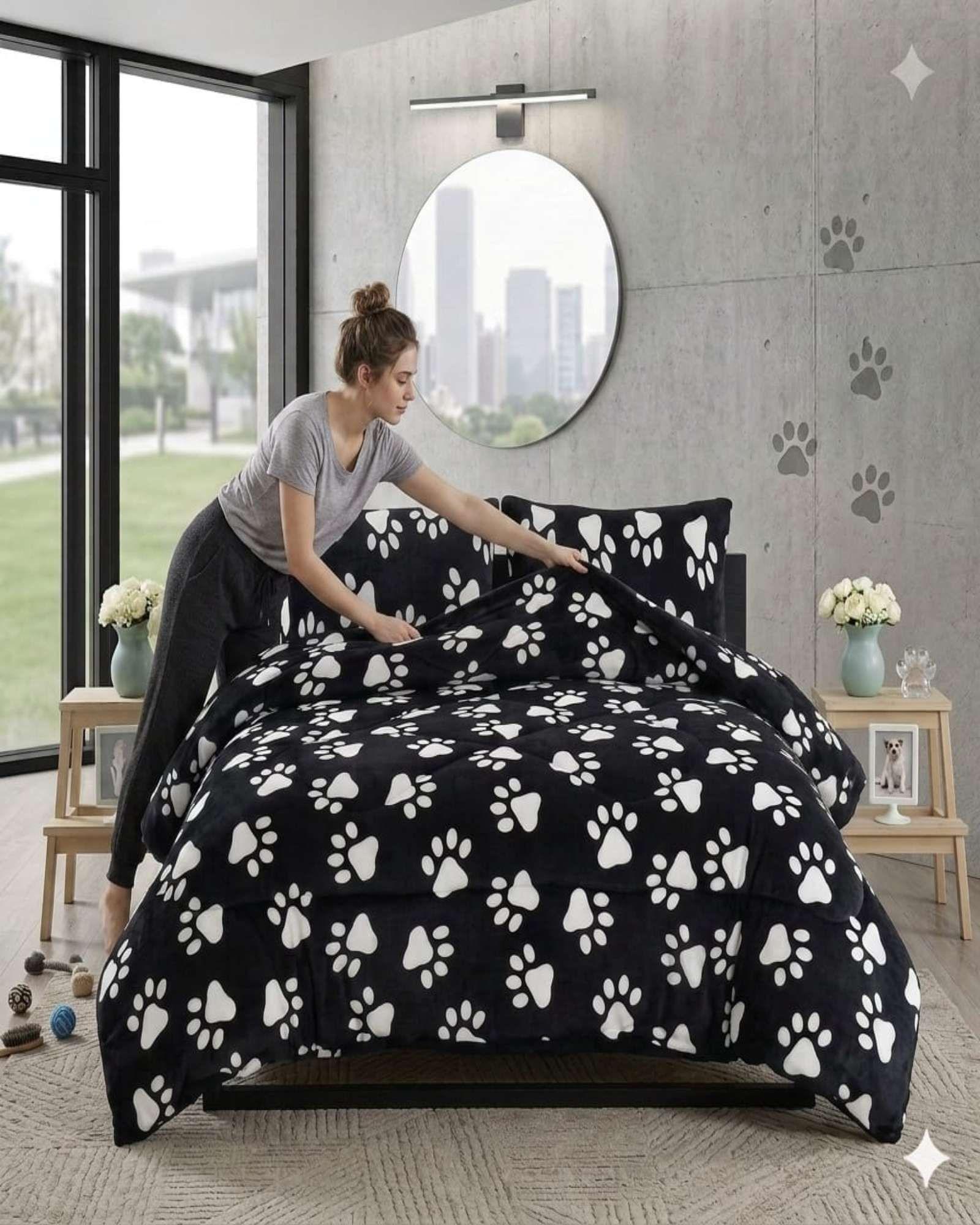 Cubrecama Plush con Chiporro Extra Suave y Térmico Invierno 2plZ03-1