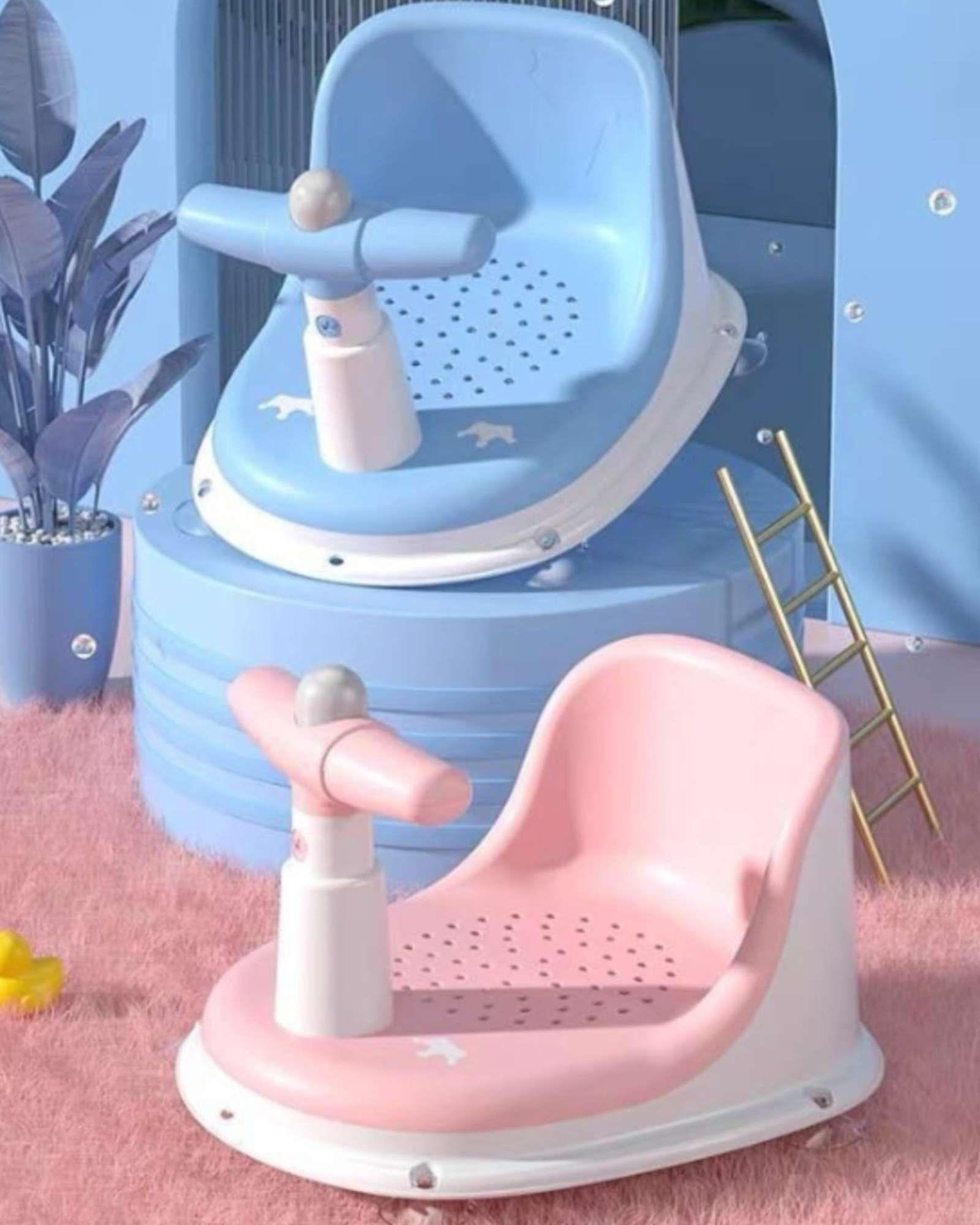 SILLA DE DUCHA CON SONIDO PARA BEBES ROSA-4