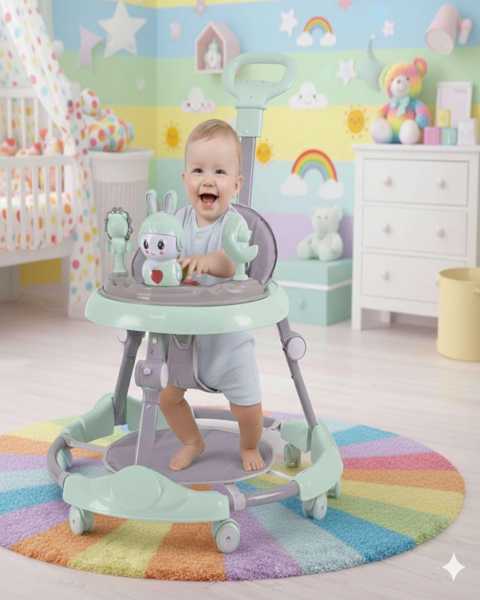 Andador para Bebe con Juegos Interactivos Verde-2