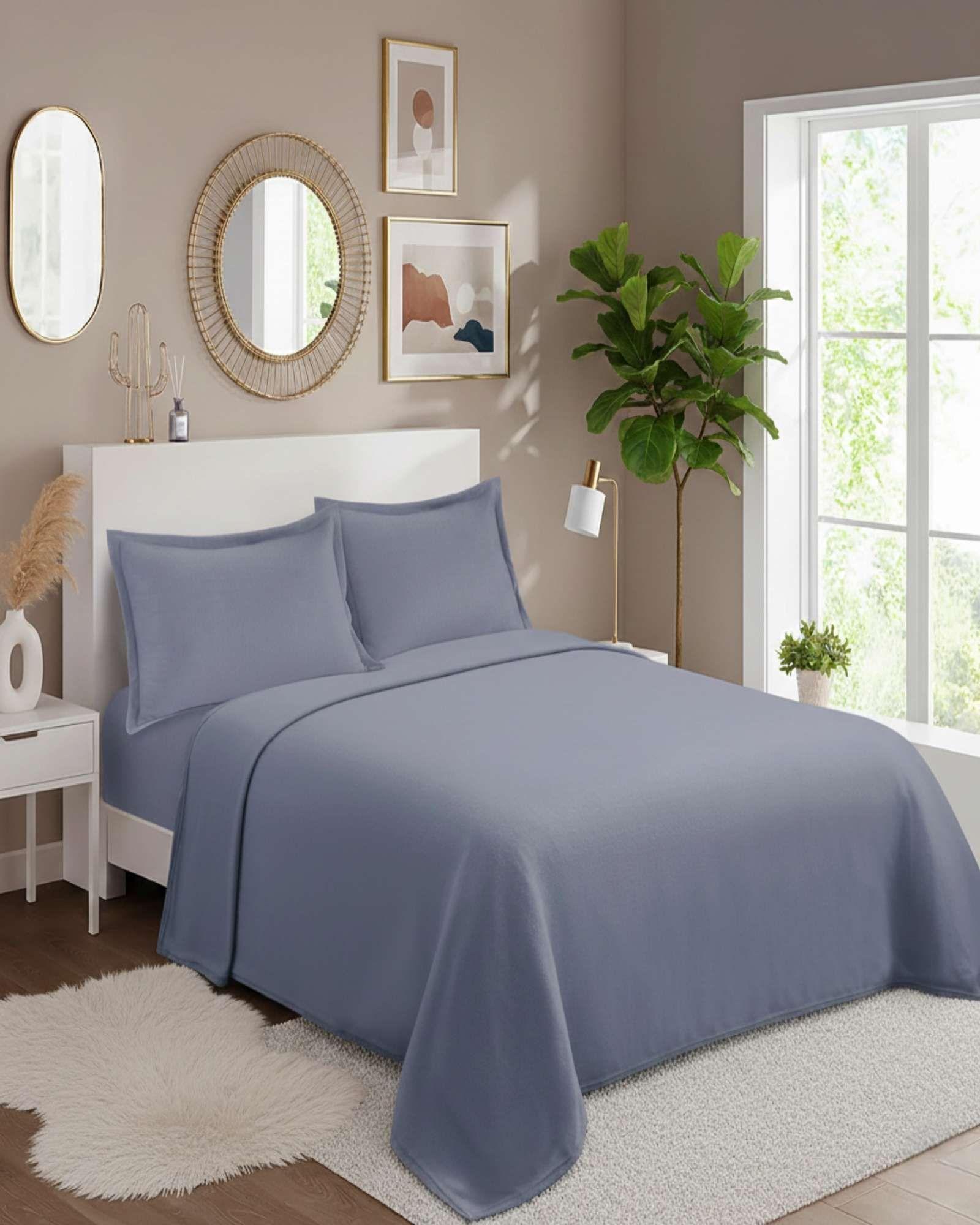 Juego de Sábanas Polar Premium King Térmicas Extra Suaves 05-3