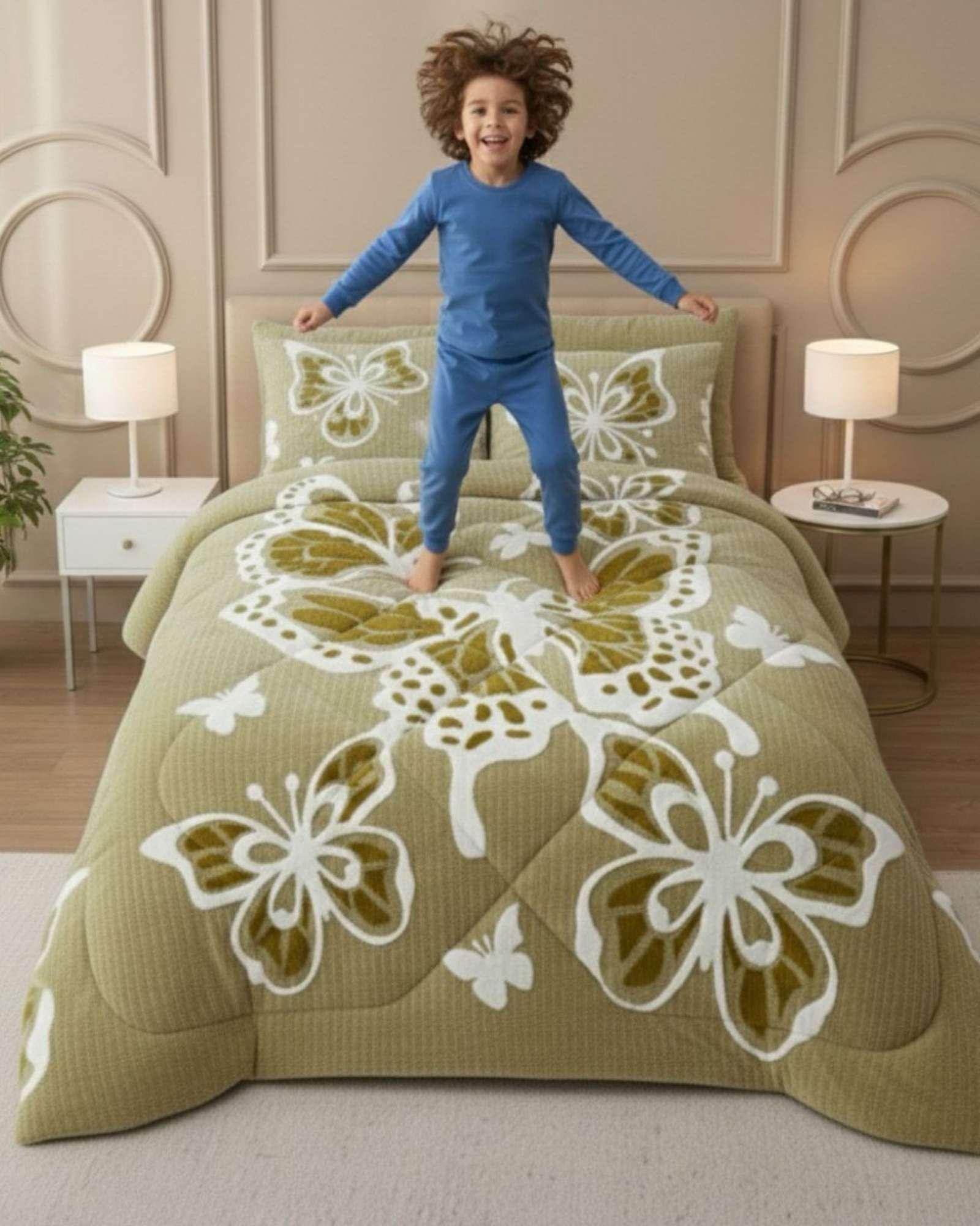 Cubrecama Chiporro Diseño Mariposa  King-4