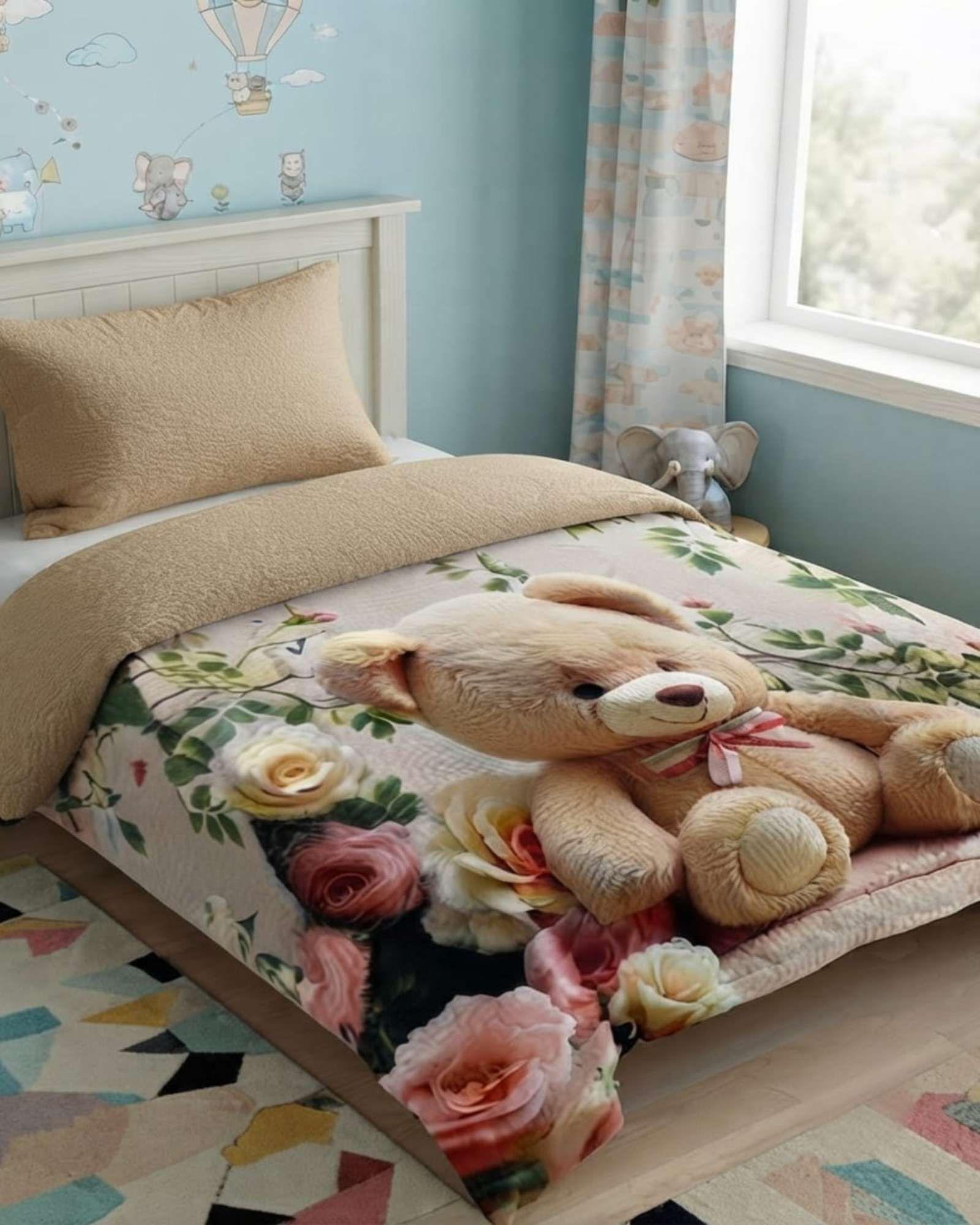 Cubrecama Quilt Infantil de Verano Plaza y Media TF 08-2