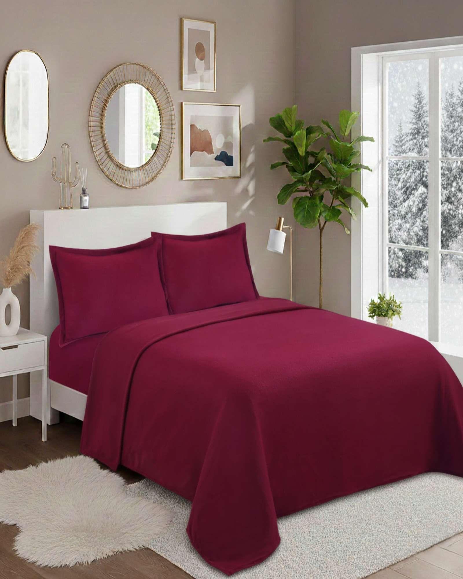 Juego de Sábanas Polar Premium King Térmicas Extra Suaves 10-3