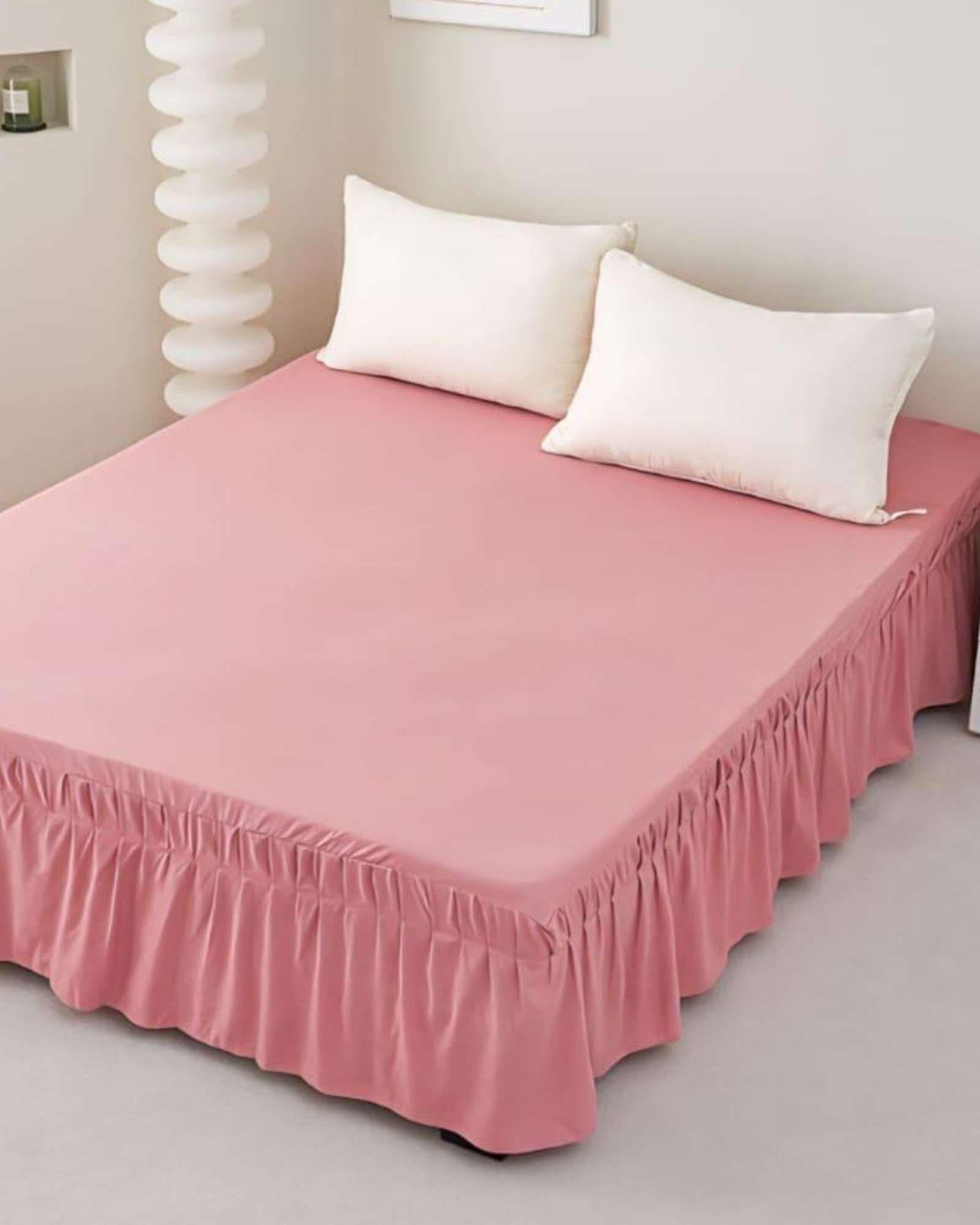 Faldón de Cama Estilo Moderno y Ajuste Perfecto SuperKing  200X200 CM A01-3