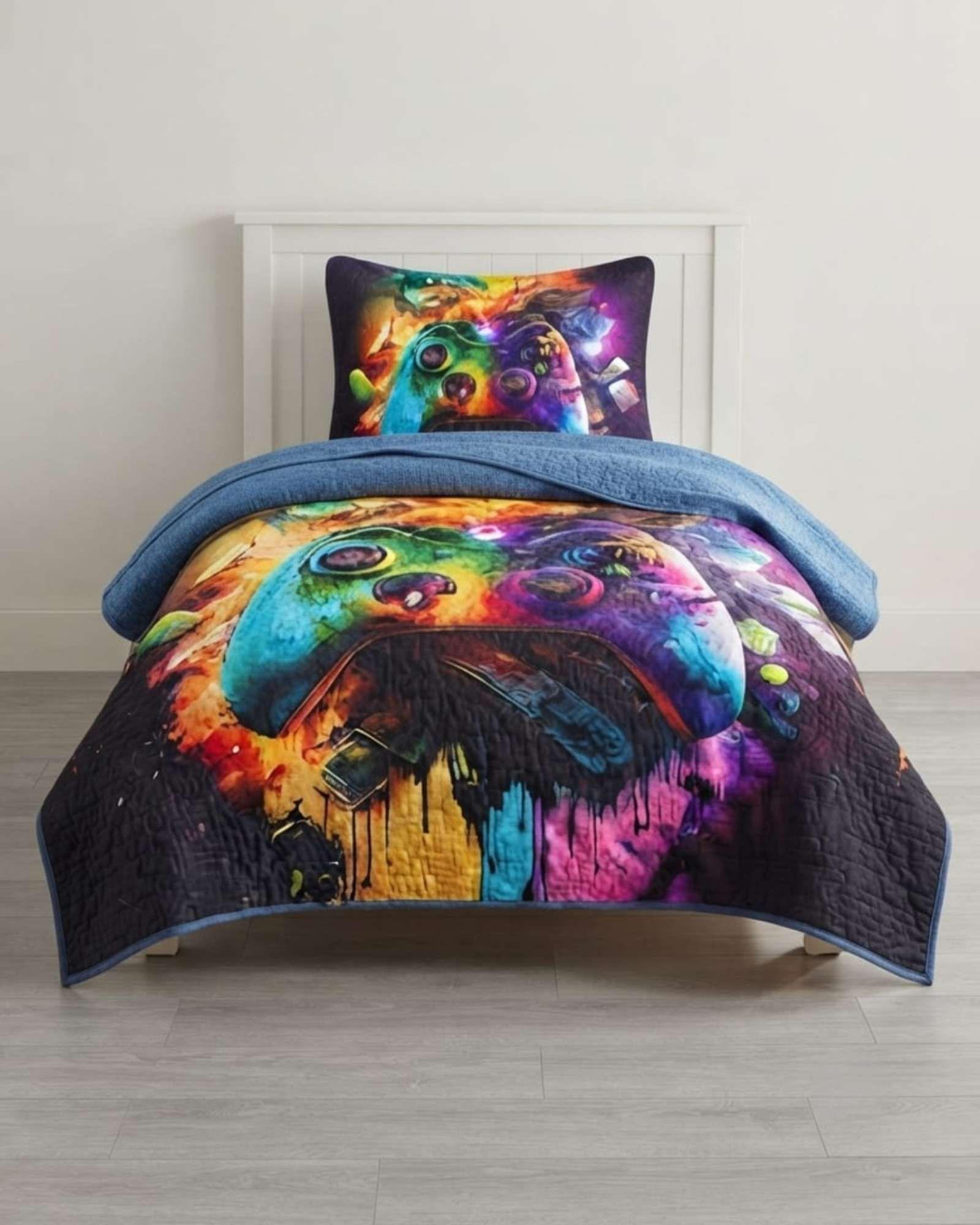 Cubrecama Quilt Infantil de Verano Plaza y Media TF 10-1