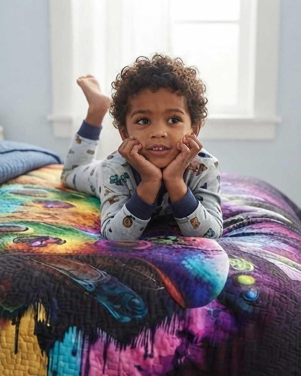 Cubrecama Quilt Infantil de Verano Plaza y Media TF 10-4
