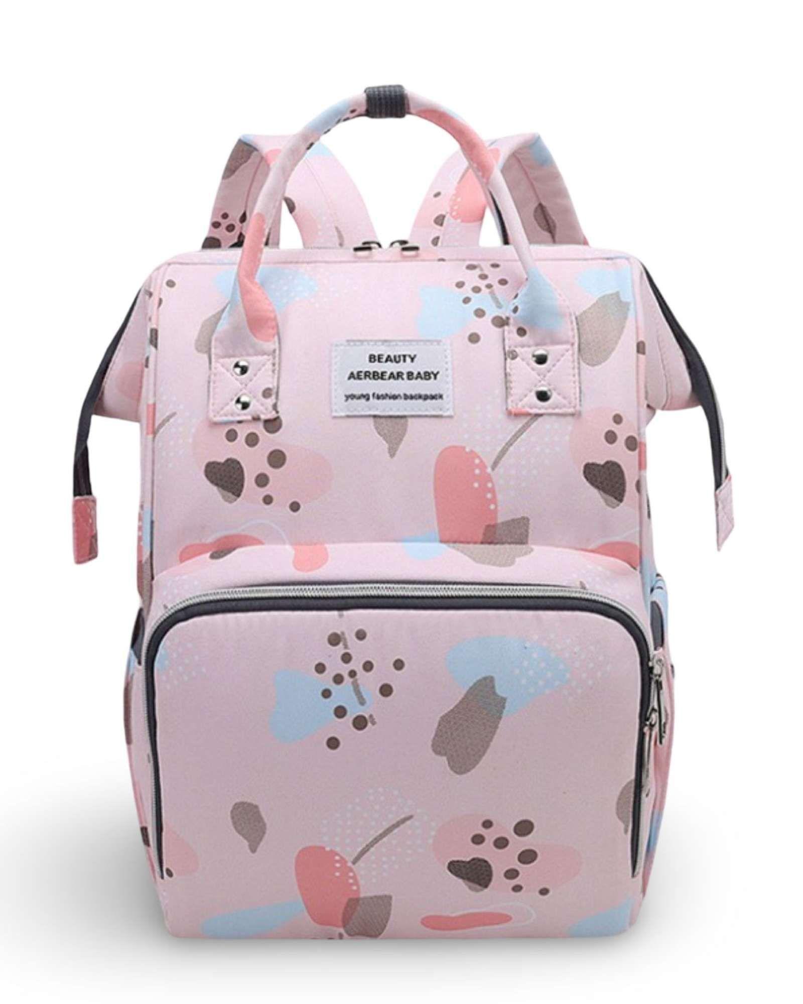 Mochila Maternal Bolso Pañalera Térmica Impermeable Premium 01-4