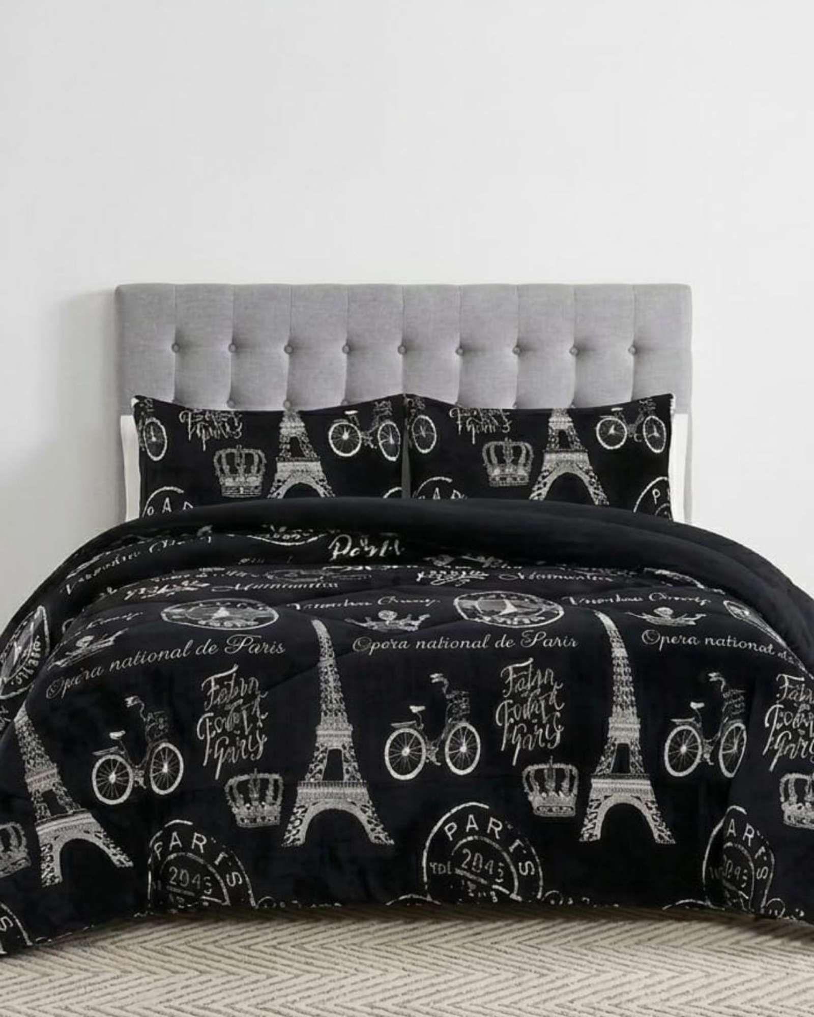 Cubrecama Plush con Chiporro Extra Suave y Térmico Invierno king02-4