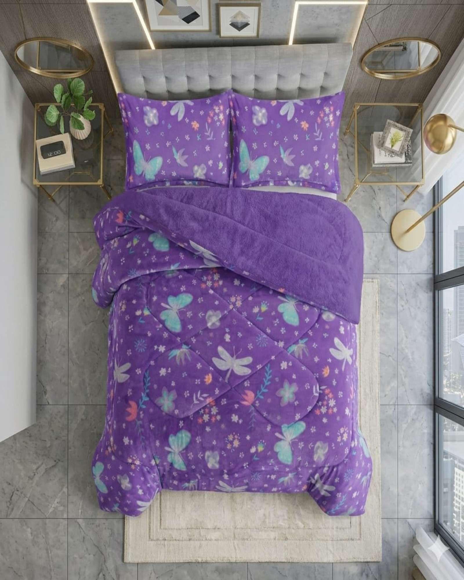 Cubrecama Plush con Chiporro Extra Suave y Térmico Invierno 2plZ06-2