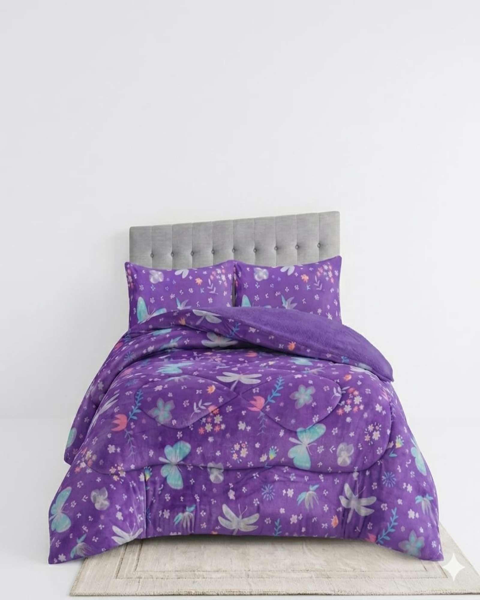 Cubrecama Plush con Chiporro Extra Suave y Térmico Invierno 2plZ06-4