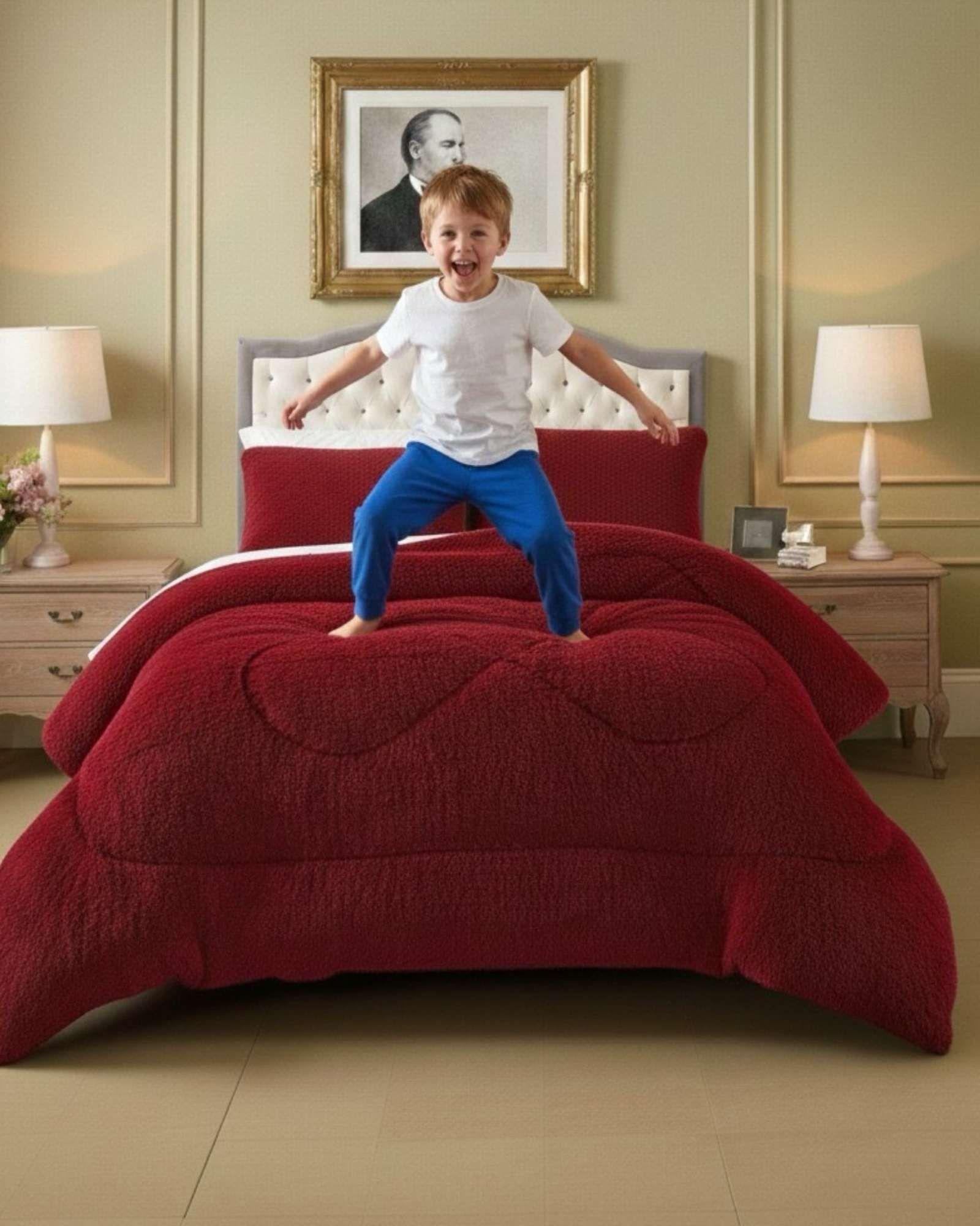 Cubrecama  Chiporro Peludo Premium King 250 cm x 270 cm  A1-4