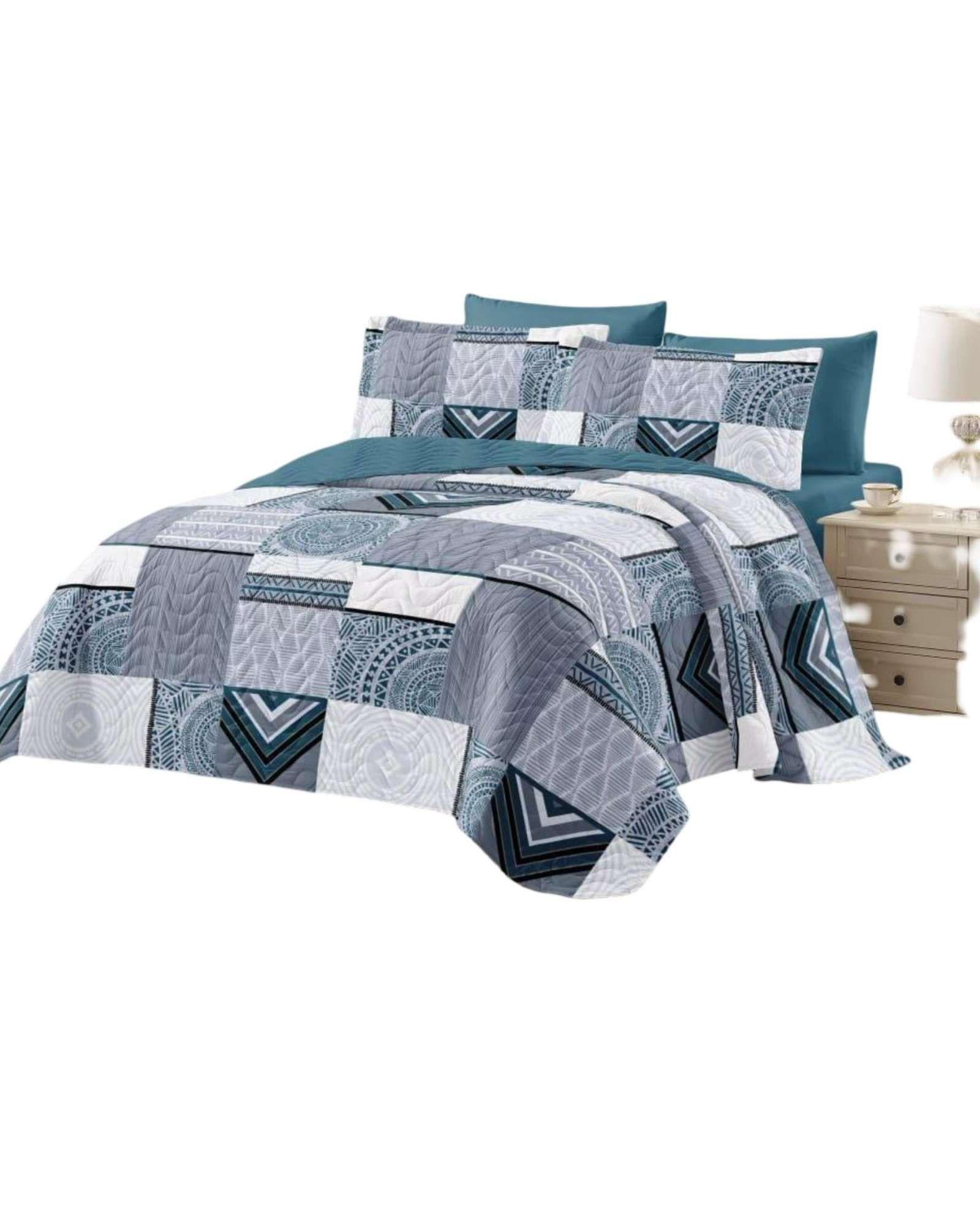 CUBRECAMA COLCHA QUILT VERANO 2 PLAZA B7-1