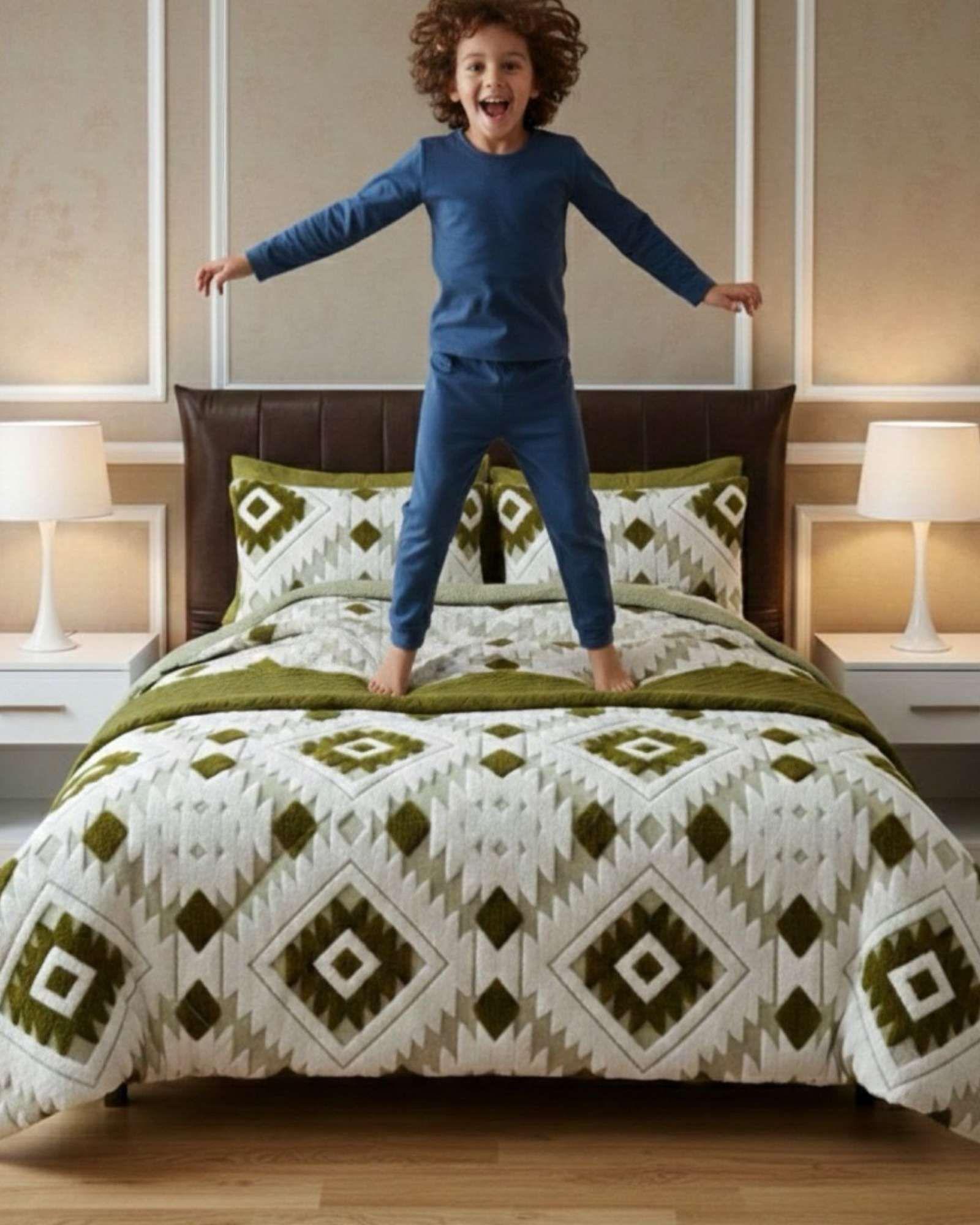 Cubrecama Chiporro Diseño jacquerd  King-4