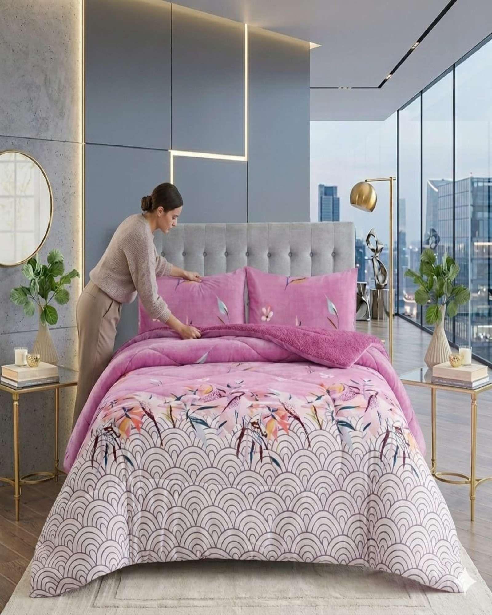 Cubrecama Plush con Chiporro Extra Suave y Térmico Invierno 2plZ11-1