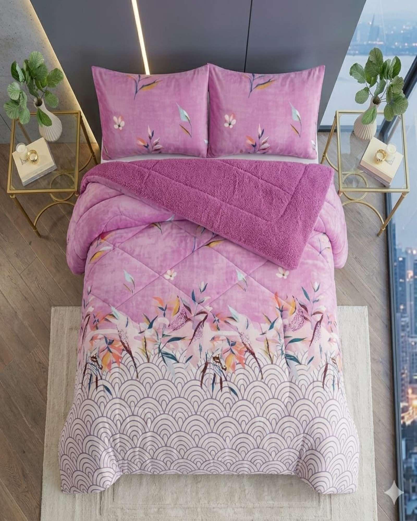 Cubrecama Plush con Chiporro Extra Suave y Térmico Invierno 2plZ11-2