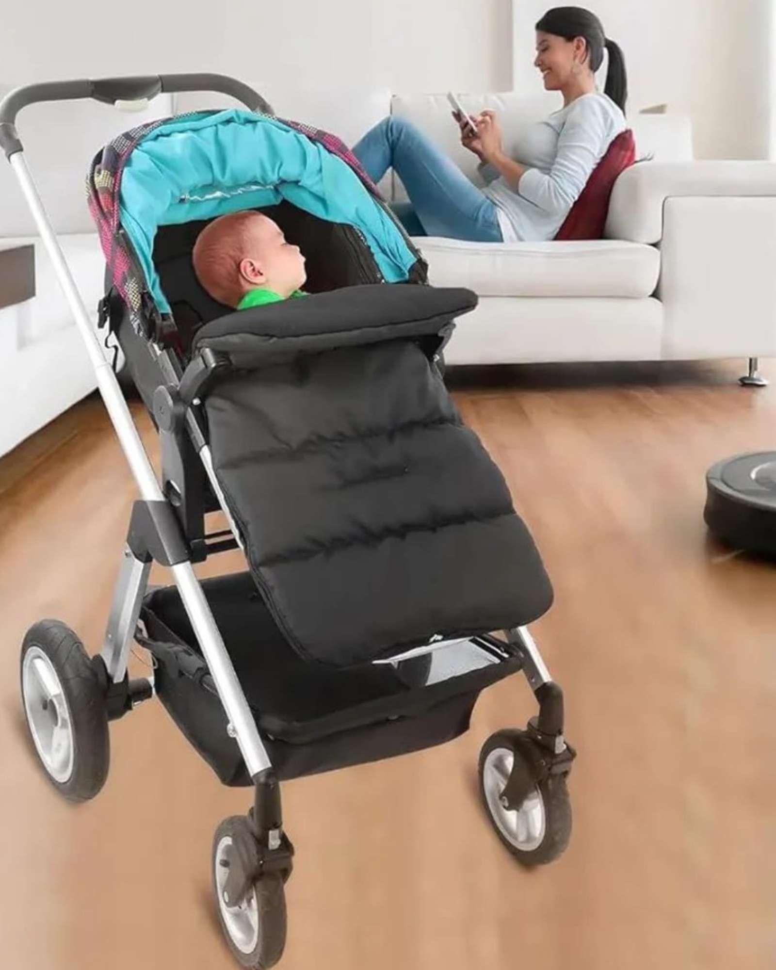 SACO DE DORMIR PARA BEBÉ NEGRO -4