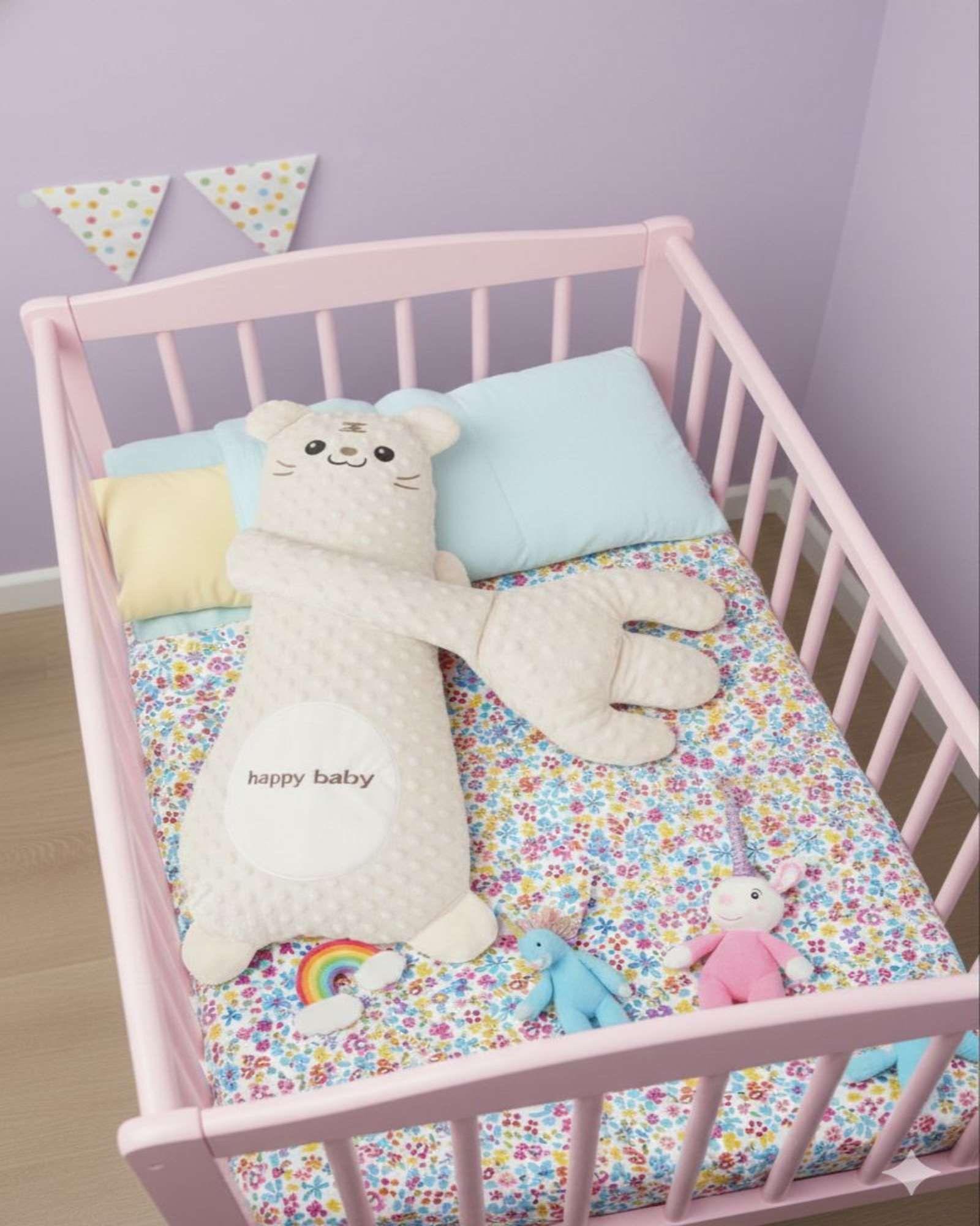 Peluche de Apego para bebés  Abrazo Mágico Control BEIGE-2