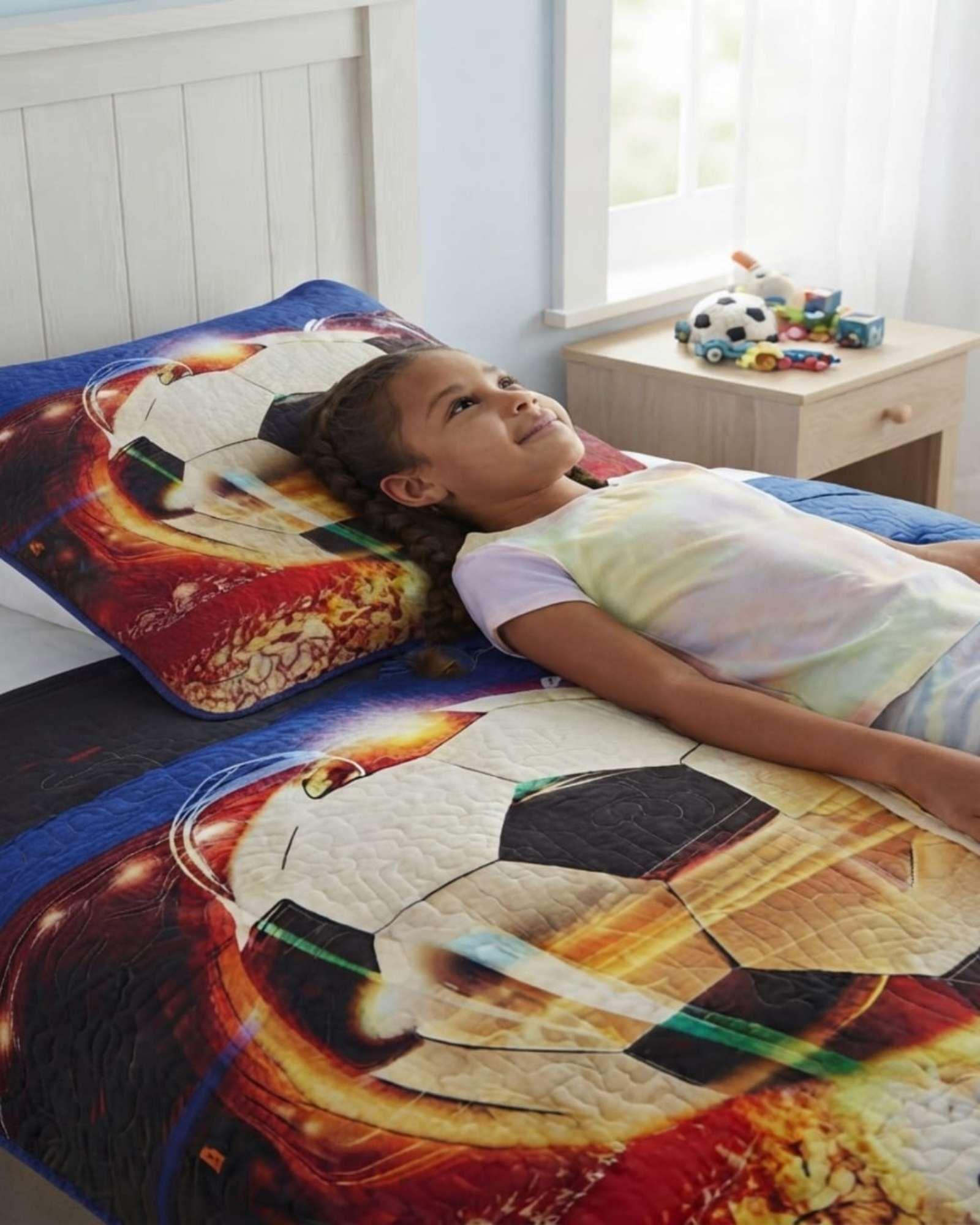 Cubrecama Quilt Infantil de Verano Plaza y Media TF 05-3