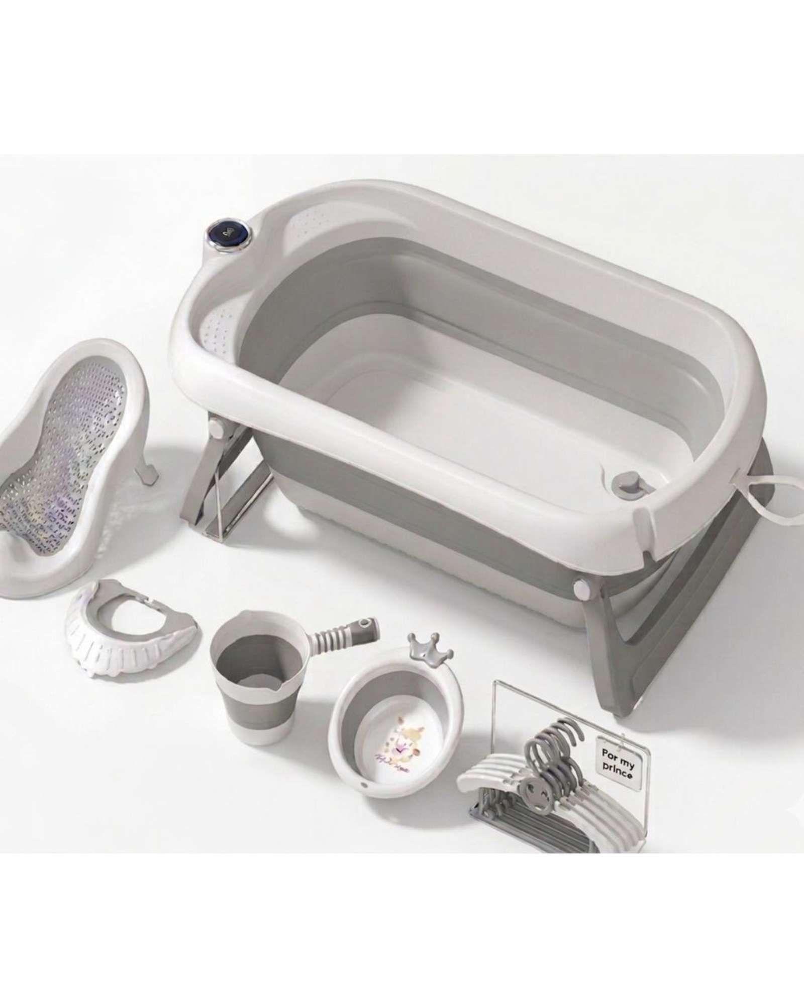 Set de Bañera Plegable 6 en 1 con Accesorios Ergonómicos -3