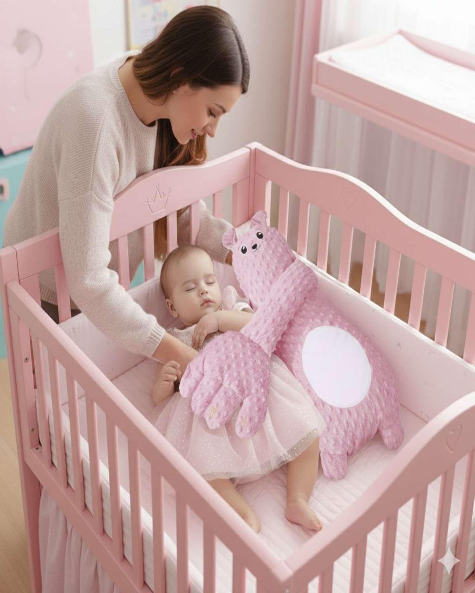 Peluche de Apego para bebés  Abrazo Mágico Control ROSA-2