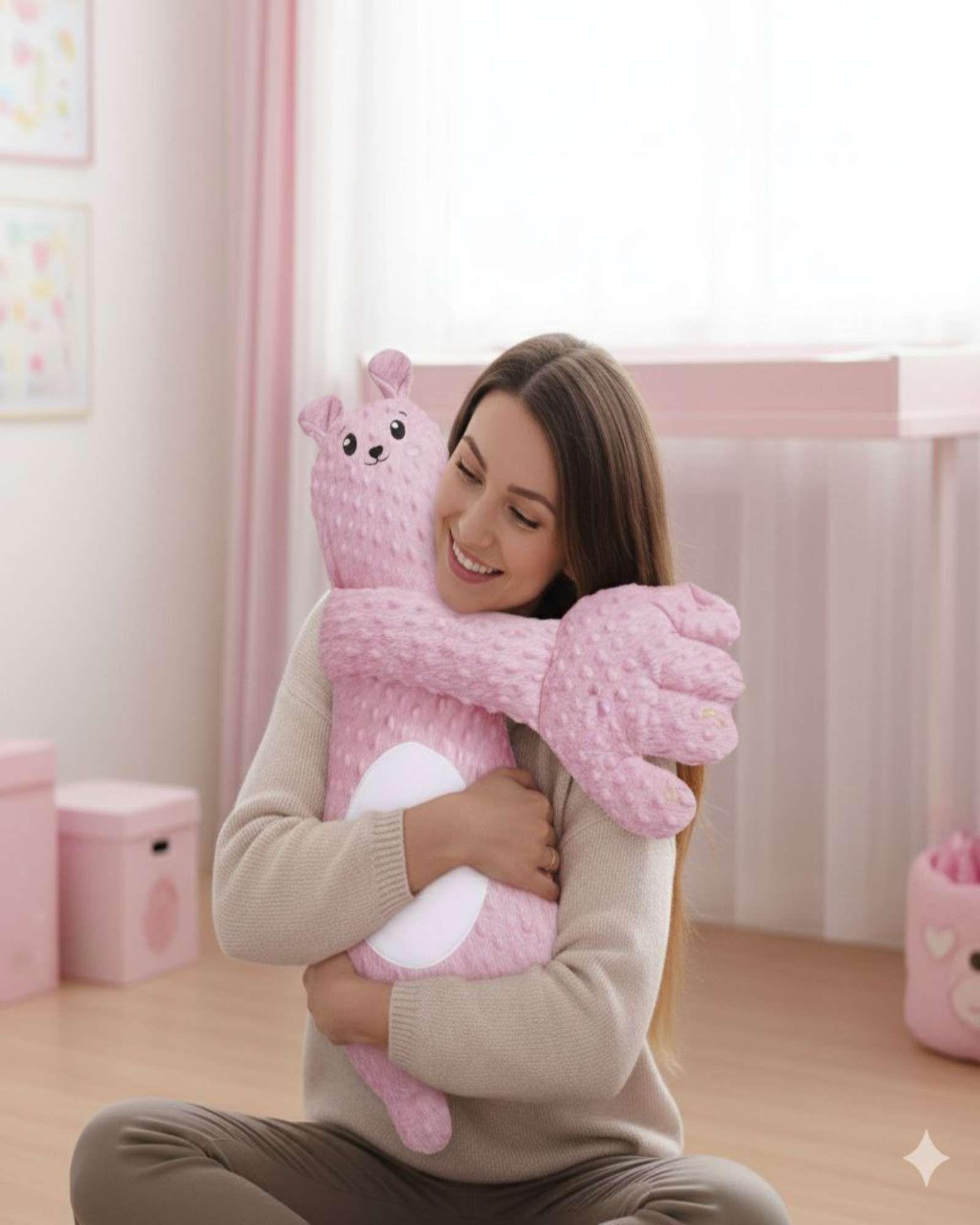 Peluche de Apego para bebés  Abrazo Mágico Control ROSA-3