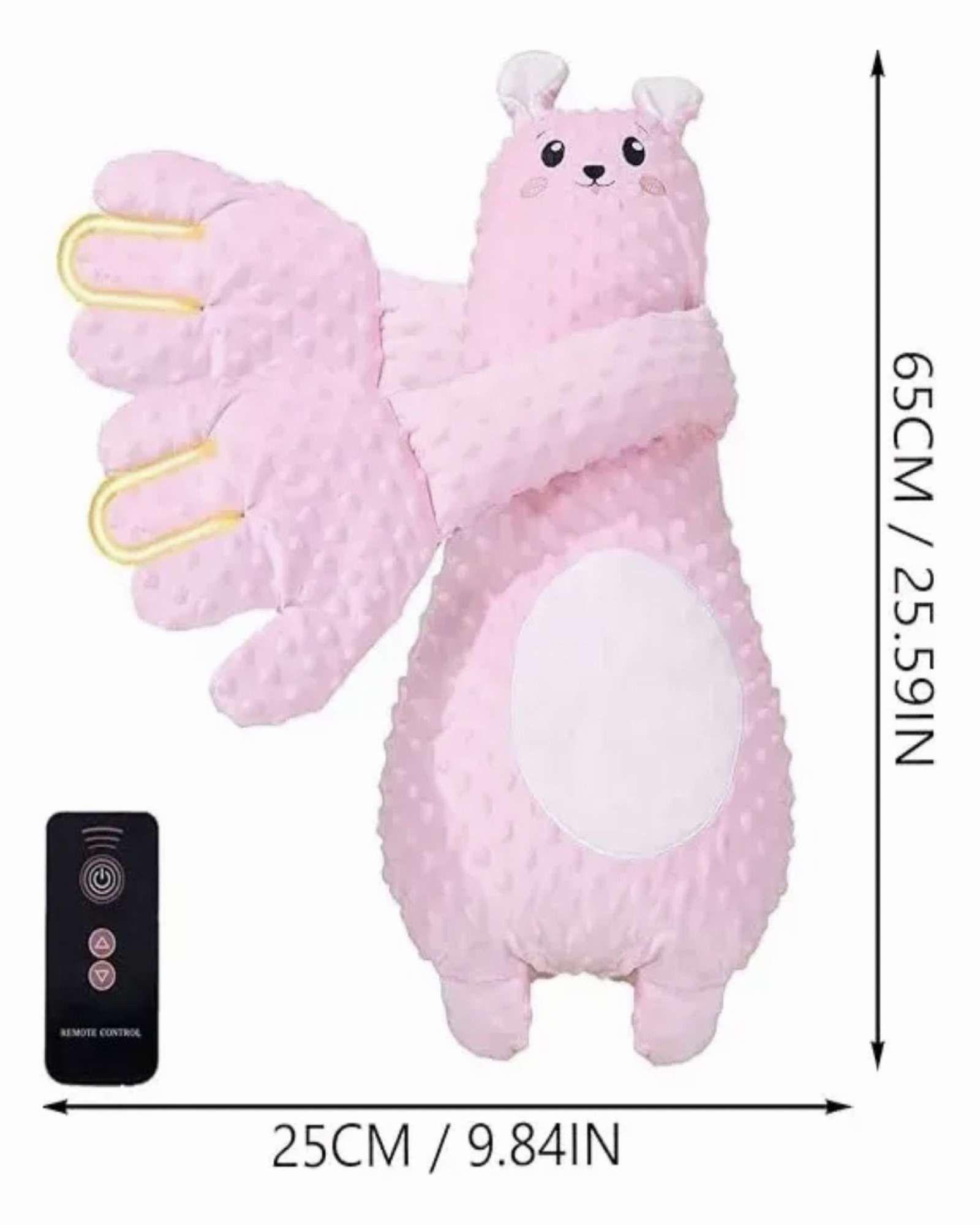 Peluche de Apego para bebés  Abrazo Mágico Control ROSA-4
