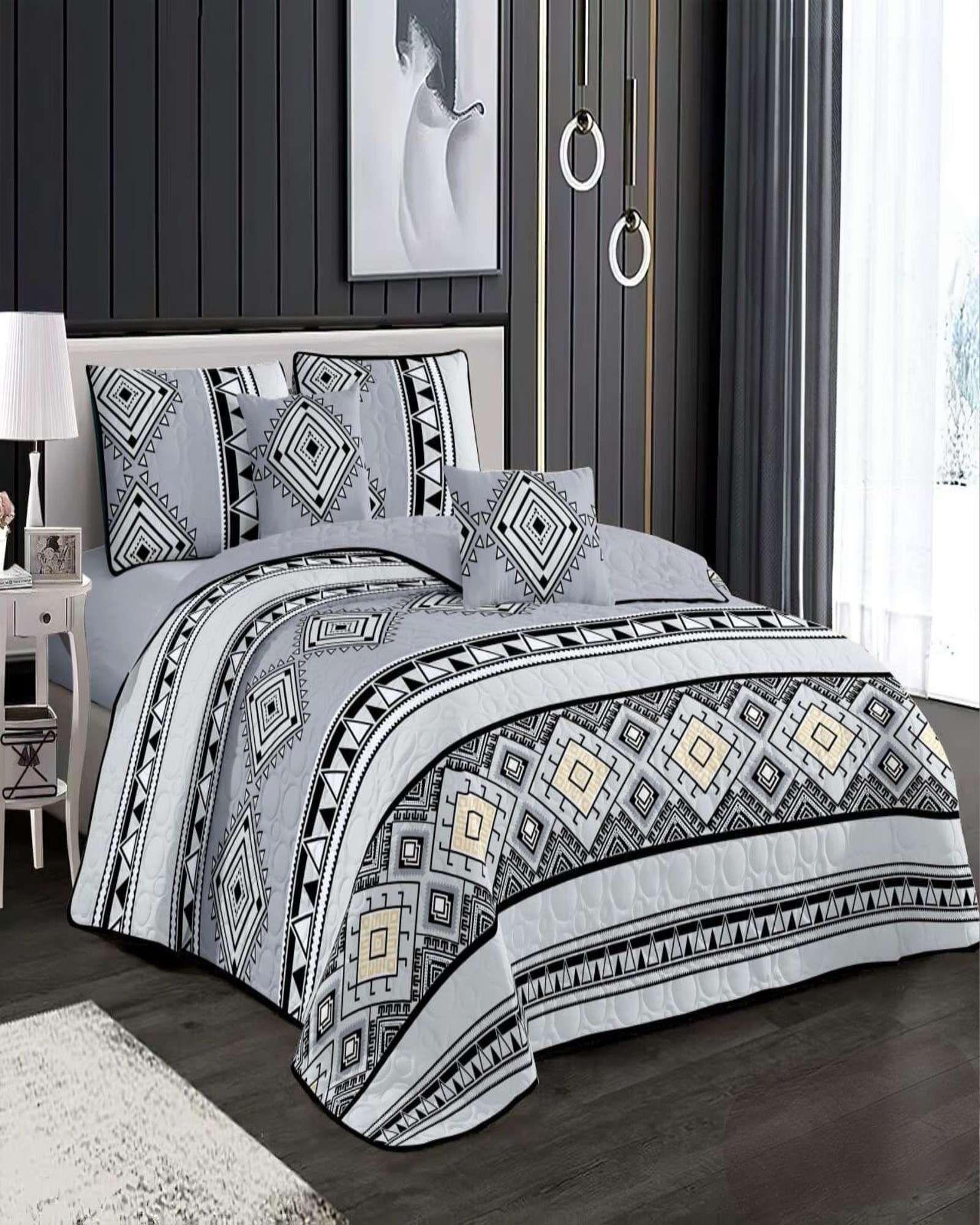 CUBRECAMA COLCHA QUILT VERANO KING C2-3