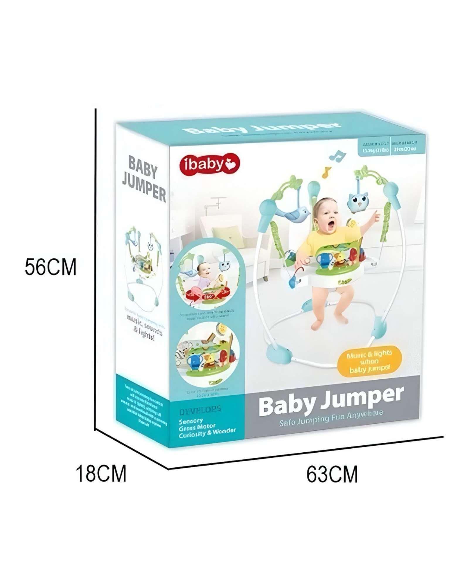 Baby Jumper – Diversión y Desarrollo para tu Bebé azul-4