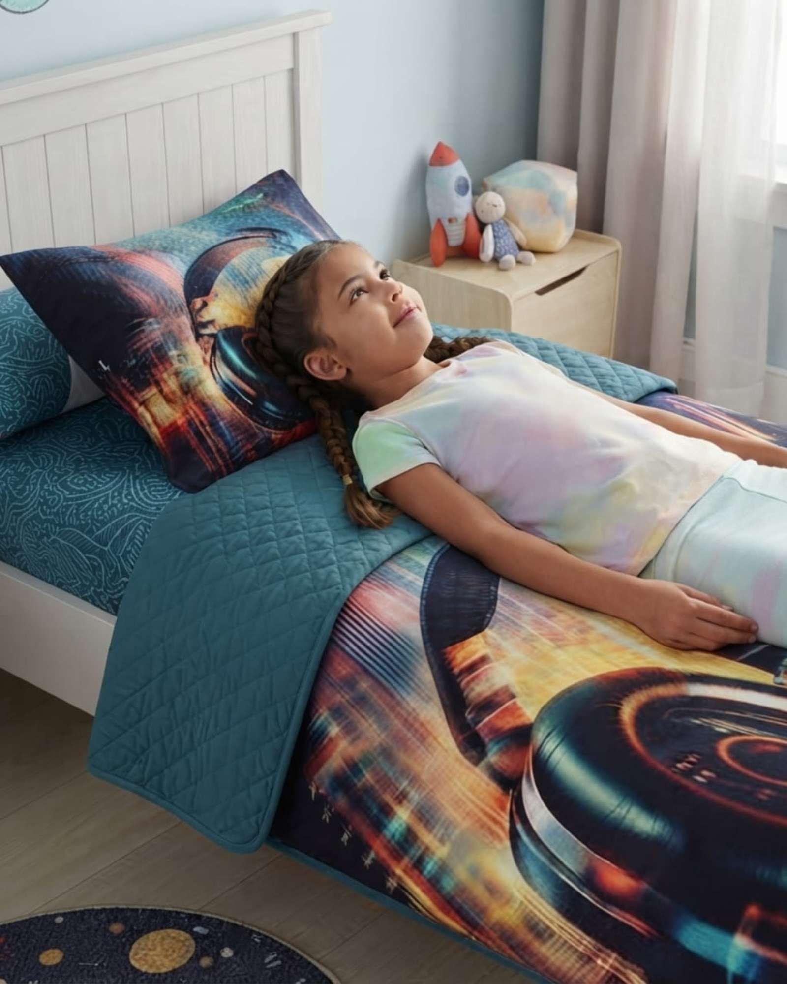 Cubrecama Quilt Infantil de Verano Plaza y Media TF 06-3