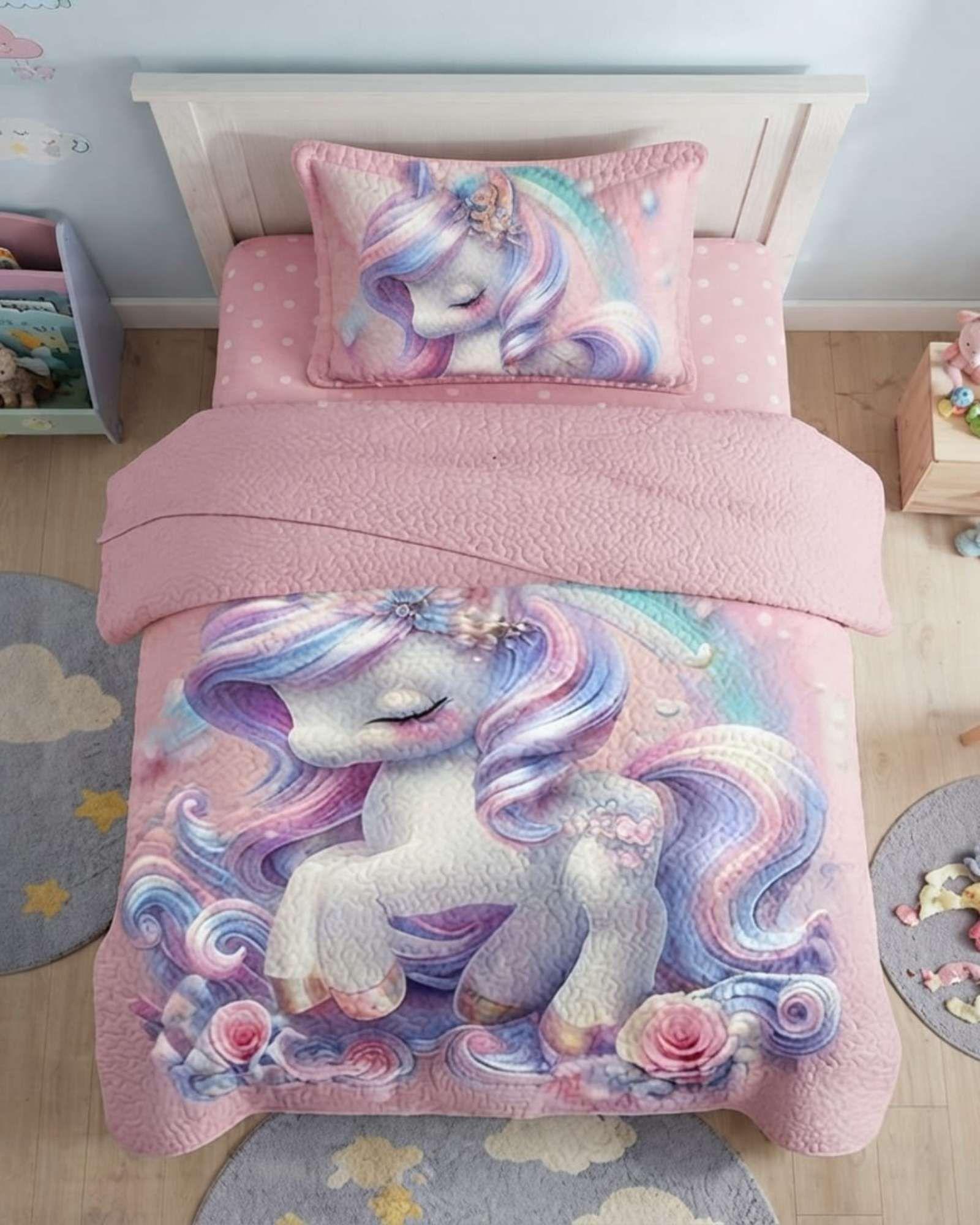 Cubrecama Quilt Infantil de Verano Plaza y Media TF 11-0