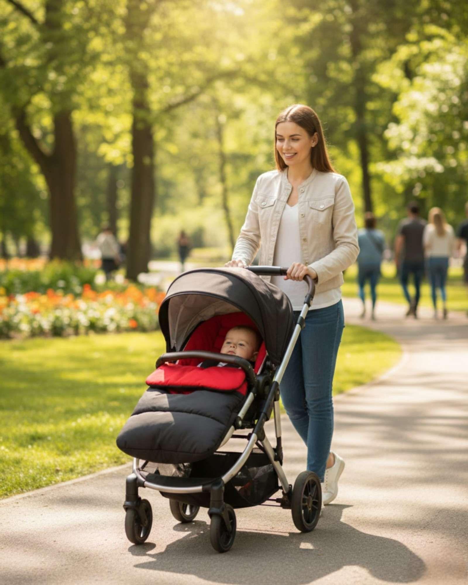SACO DE DORMIR PARA BEBÉ ROJO-2
