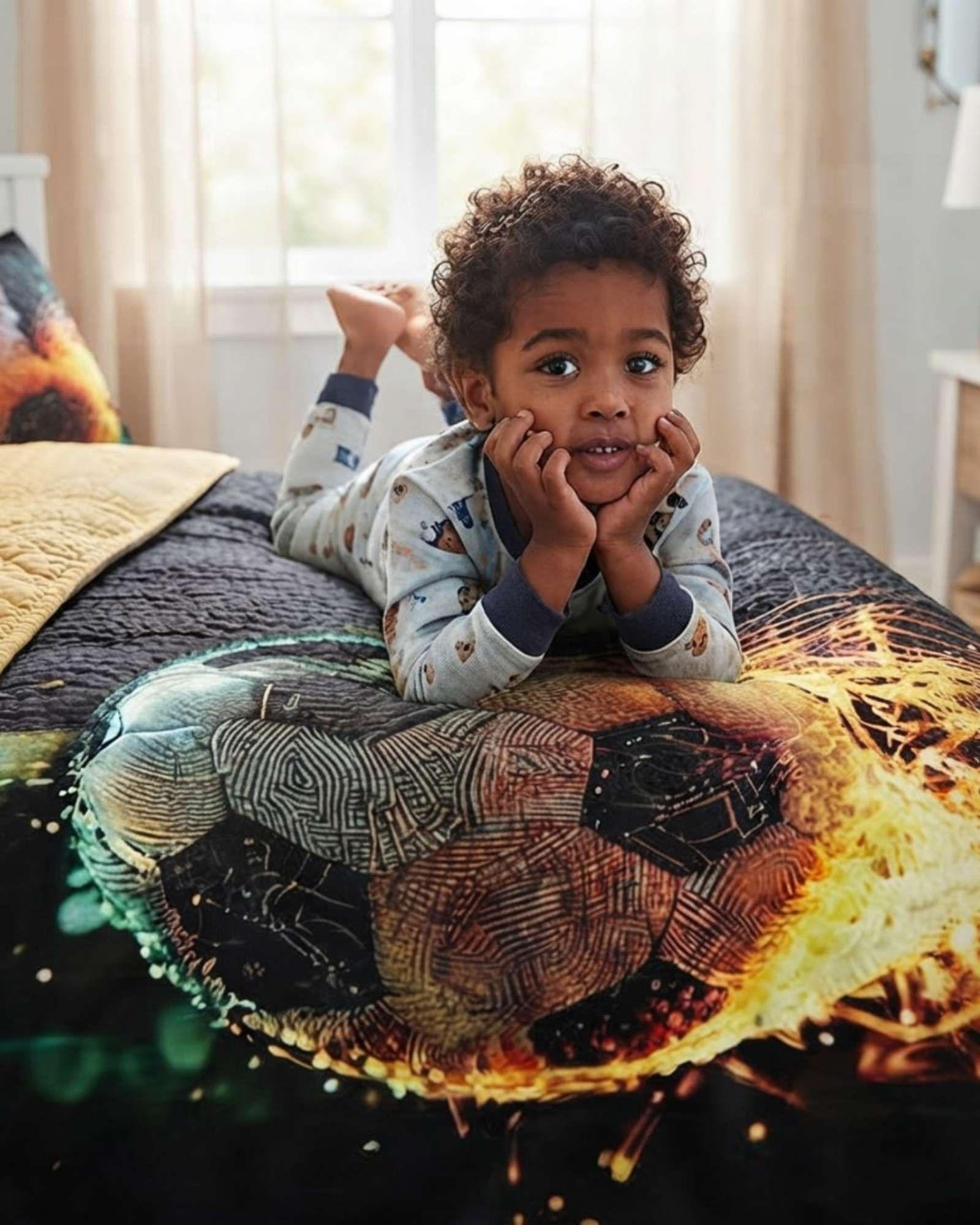 Cubrecama Quilt Infantil de Verano Plaza y Media TF 07-4