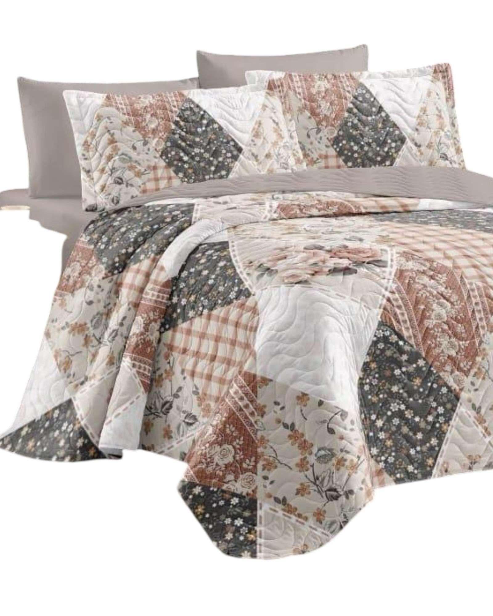 CUBRECAMA COLCHA QUILT VERANO 2 PLAZA B10-2