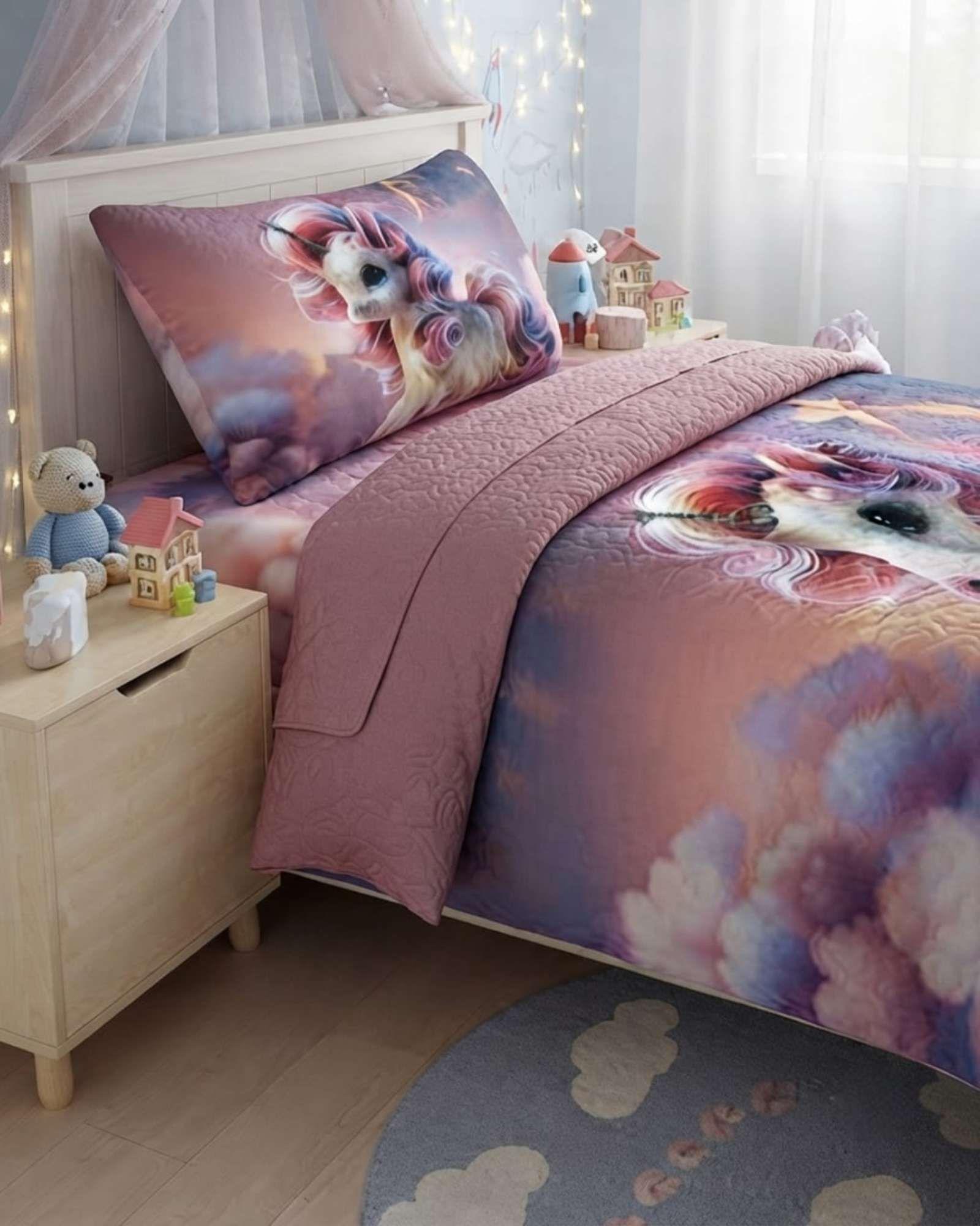 Cubrecama Quilt Infantil de Verano Plaza y Media TF 02-2