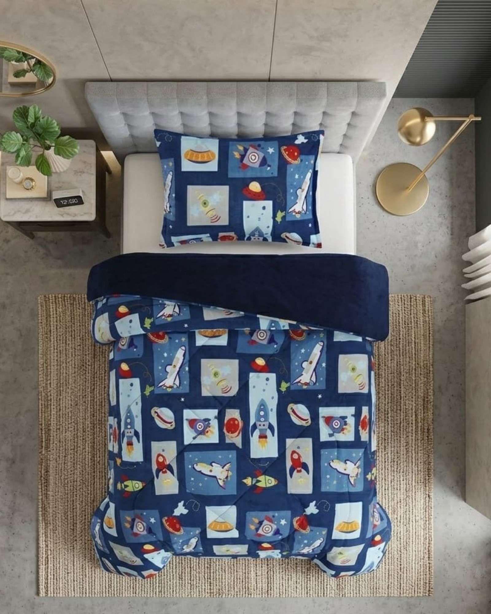 Cubrecama Plush con Chiporro Extra Suave y Térmico Invierno Plaza y Media10-2